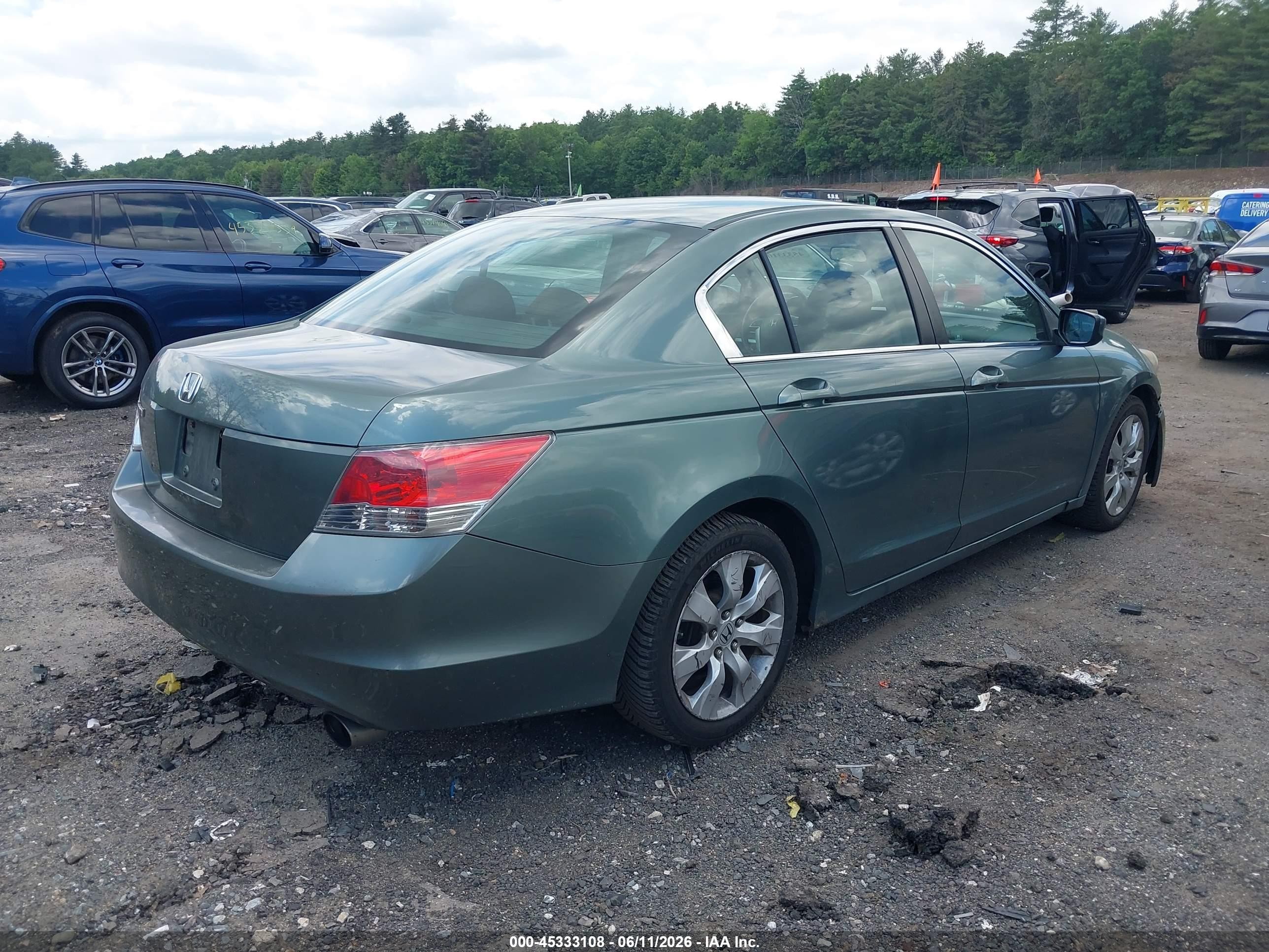 2009 Honda Accord 2.4 Ex Green vin: 1HGCP26709A051743