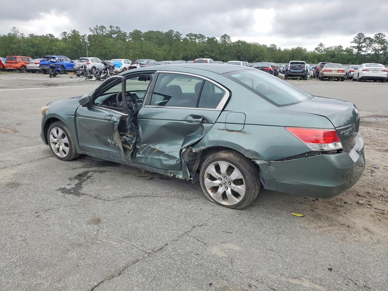 2009 Honda Accord Ex Green vin: 1HGCP26709A082748