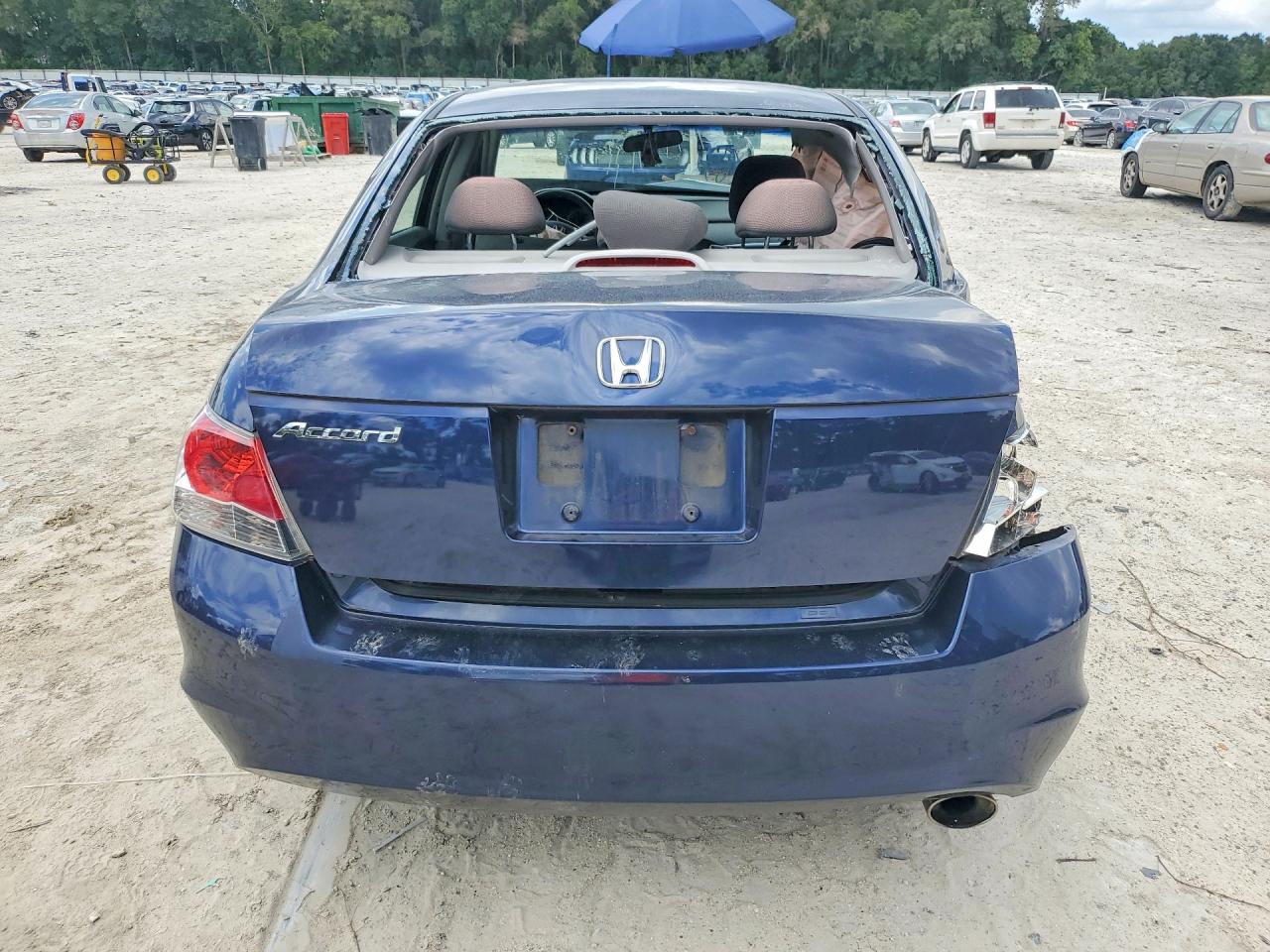 2009 Honda Accord Ex Blue vin: 1HGCP26709A098996
