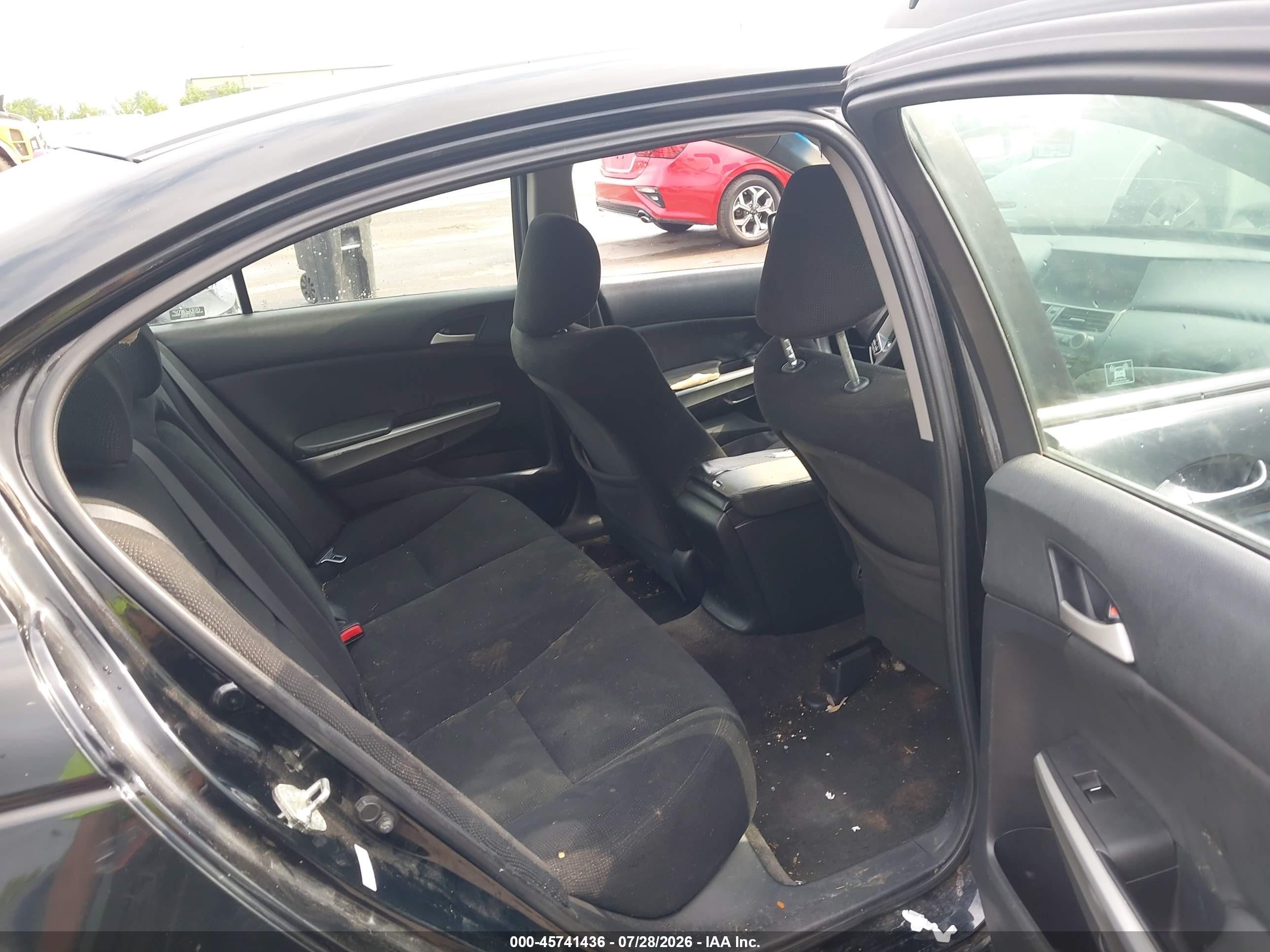 2009 Honda Accord 2.4 Ex Black vin: 1HGCP26709A118020