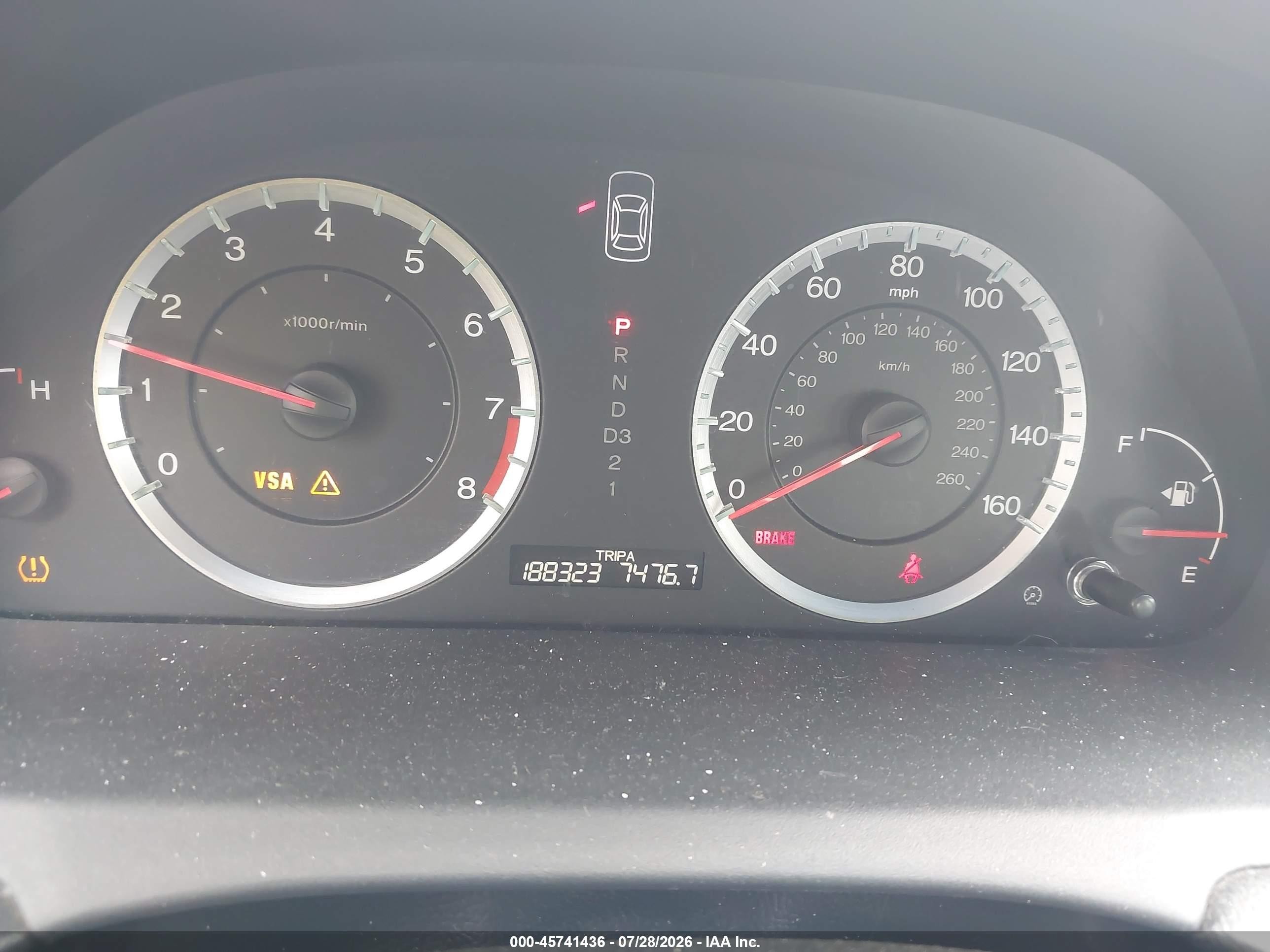2009 Honda Accord 2.4 Ex Black vin: 1HGCP26709A118020