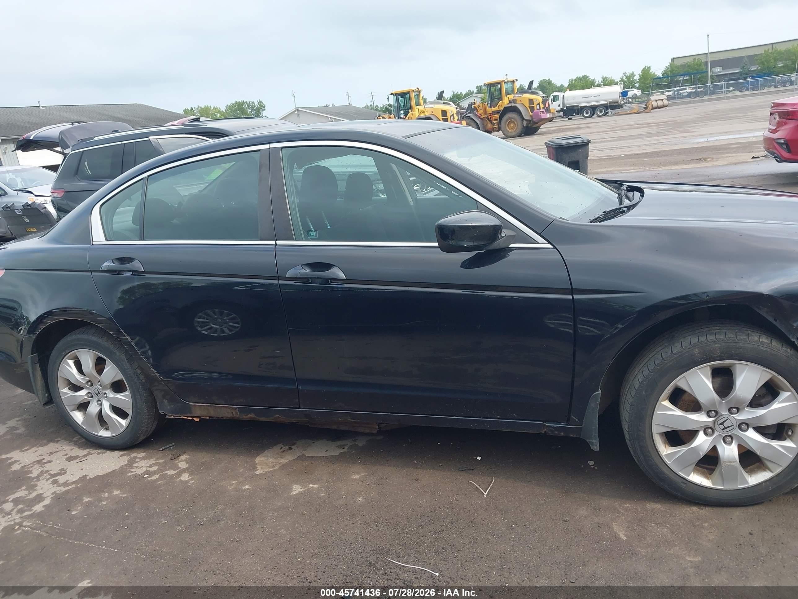2009 Honda Accord 2.4 Ex Black vin: 1HGCP26709A118020