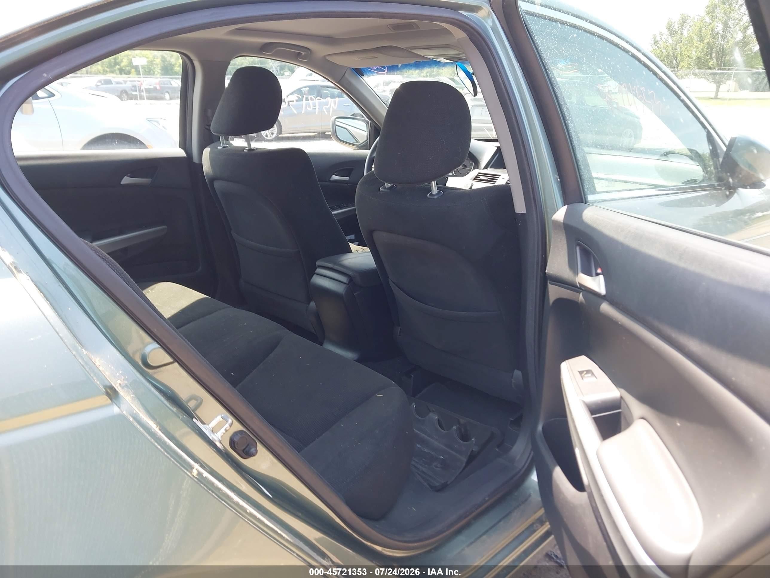 2009 Honda Accord 2.4 Ex Зеленый vin: 1HGCP26709A200474