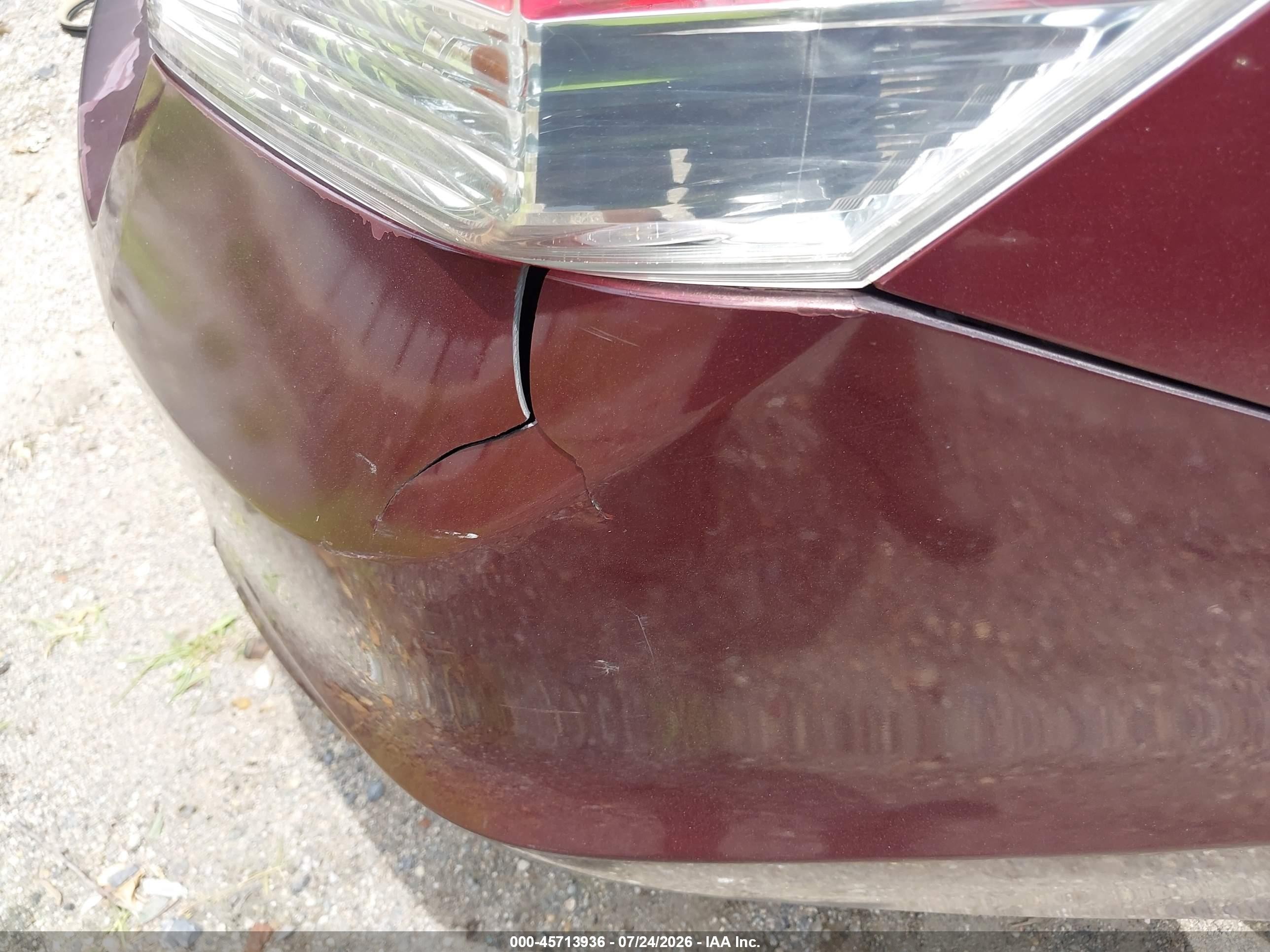2008 Honda Accord 2.4 Ex Red vin: 1HGCP26718A066606