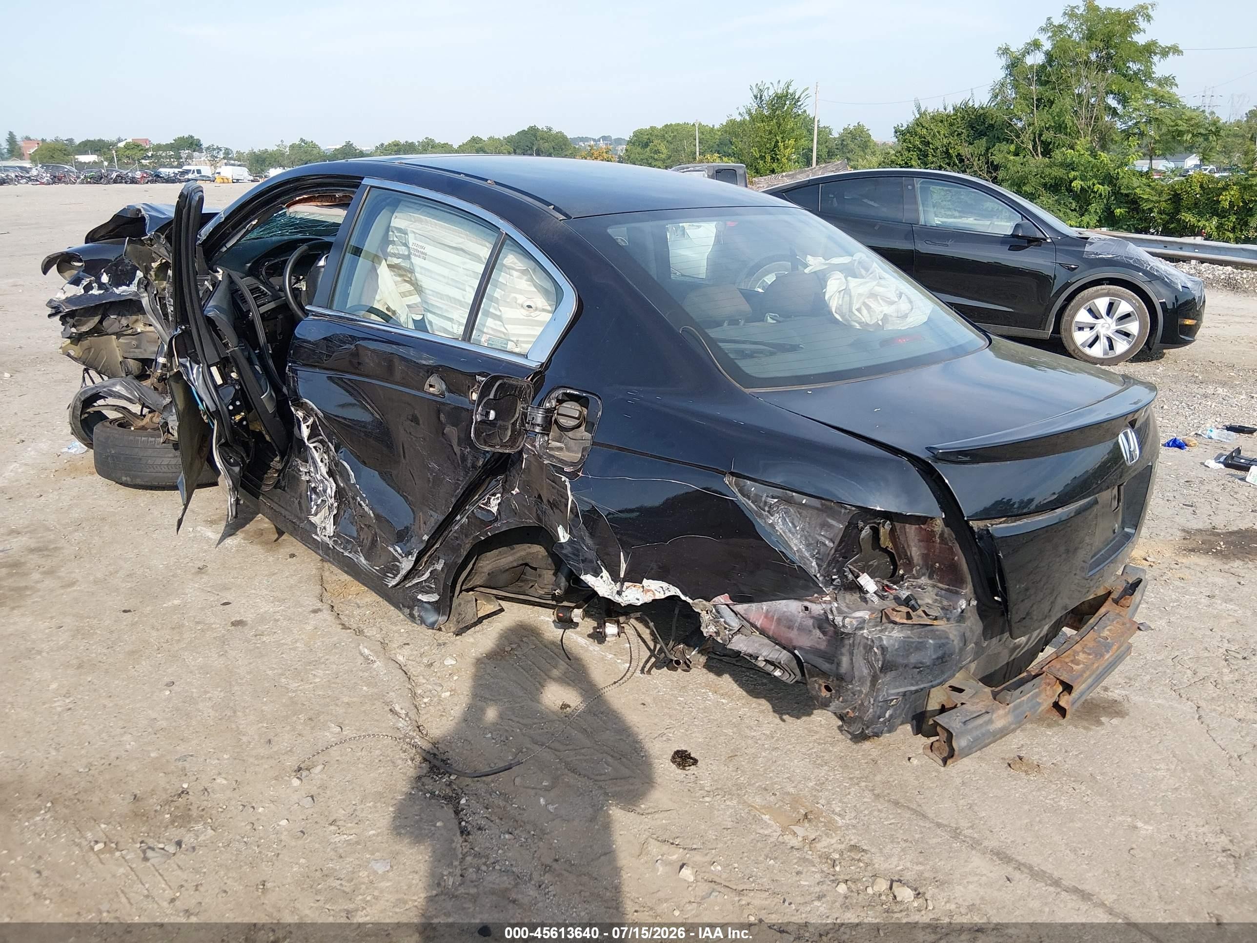 2008 Honda Accord 2.4 Ex Black vin: 1HGCP26718A102424