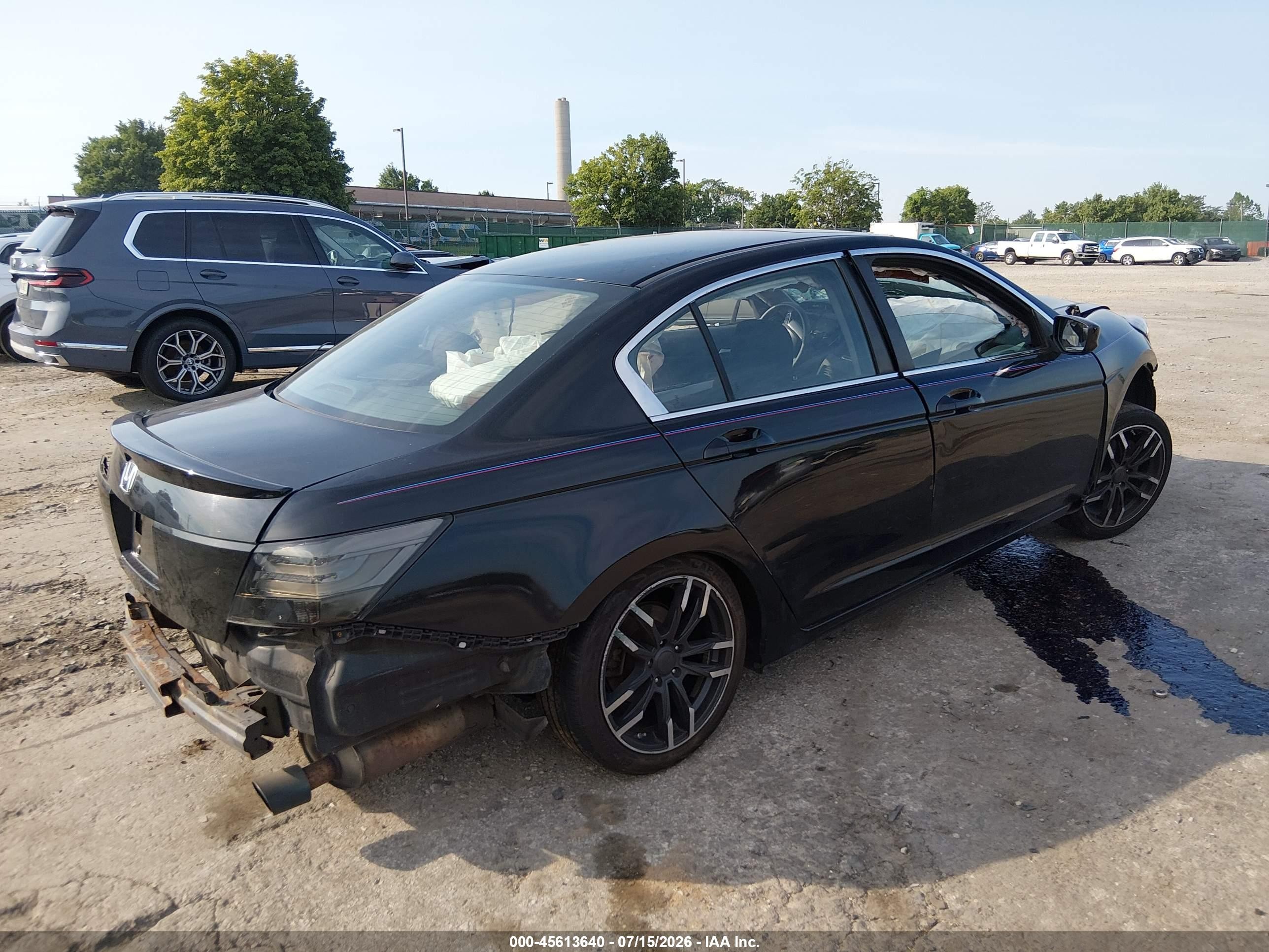 2008 Honda Accord 2.4 Ex Black vin: 1HGCP26718A102424