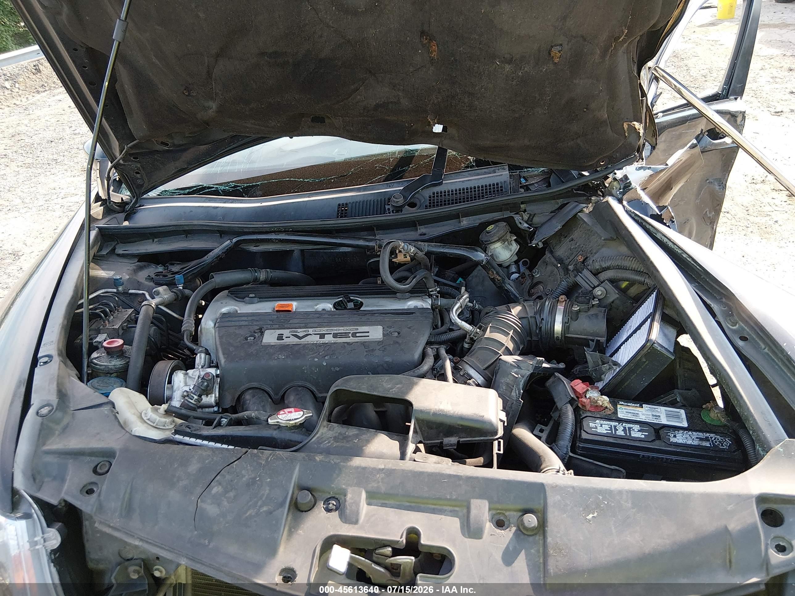 2008 Honda Accord 2.4 Ex Black vin: 1HGCP26718A102424