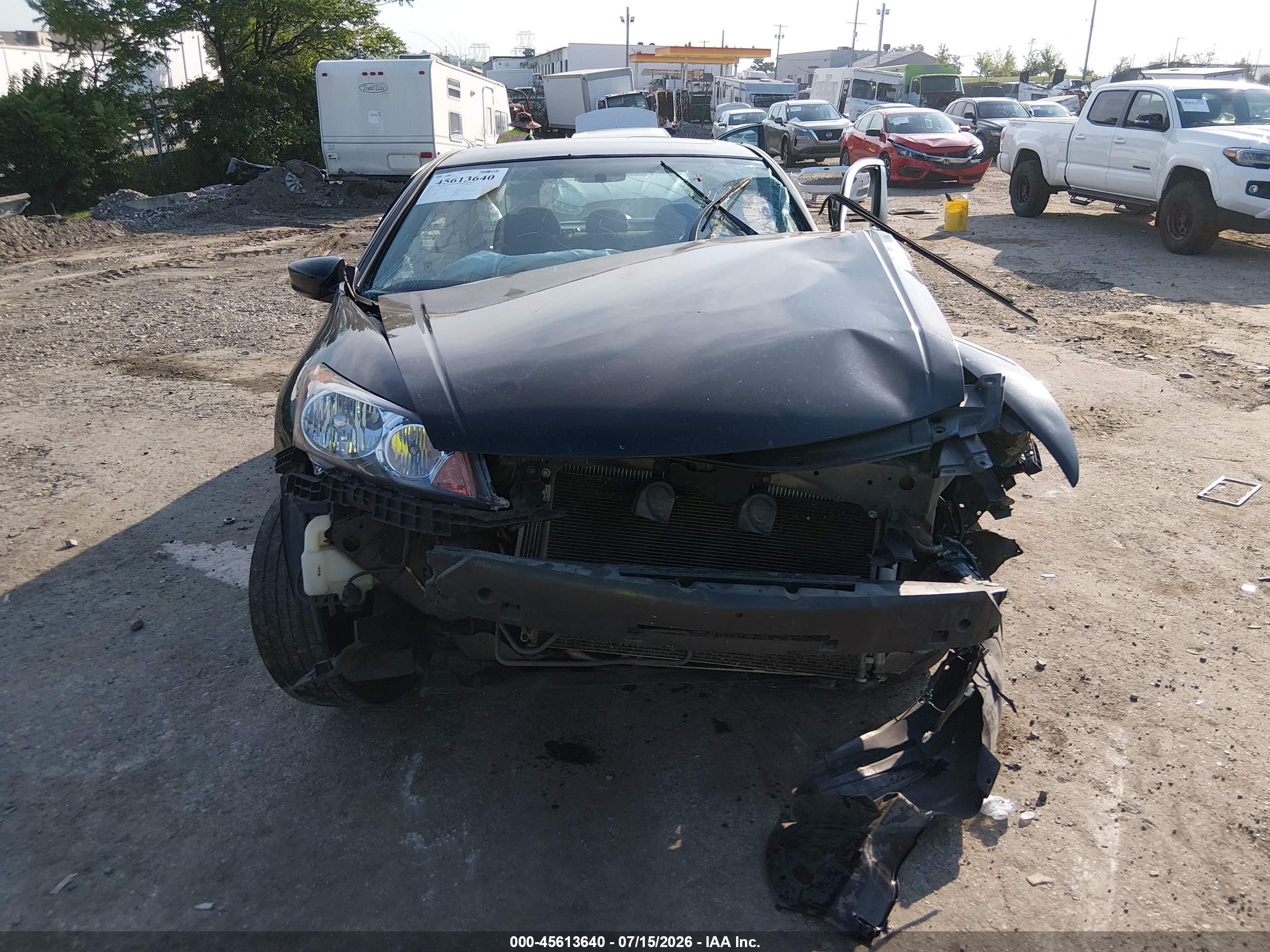 2008 Honda Accord 2.4 Ex Black vin: 1HGCP26718A102424