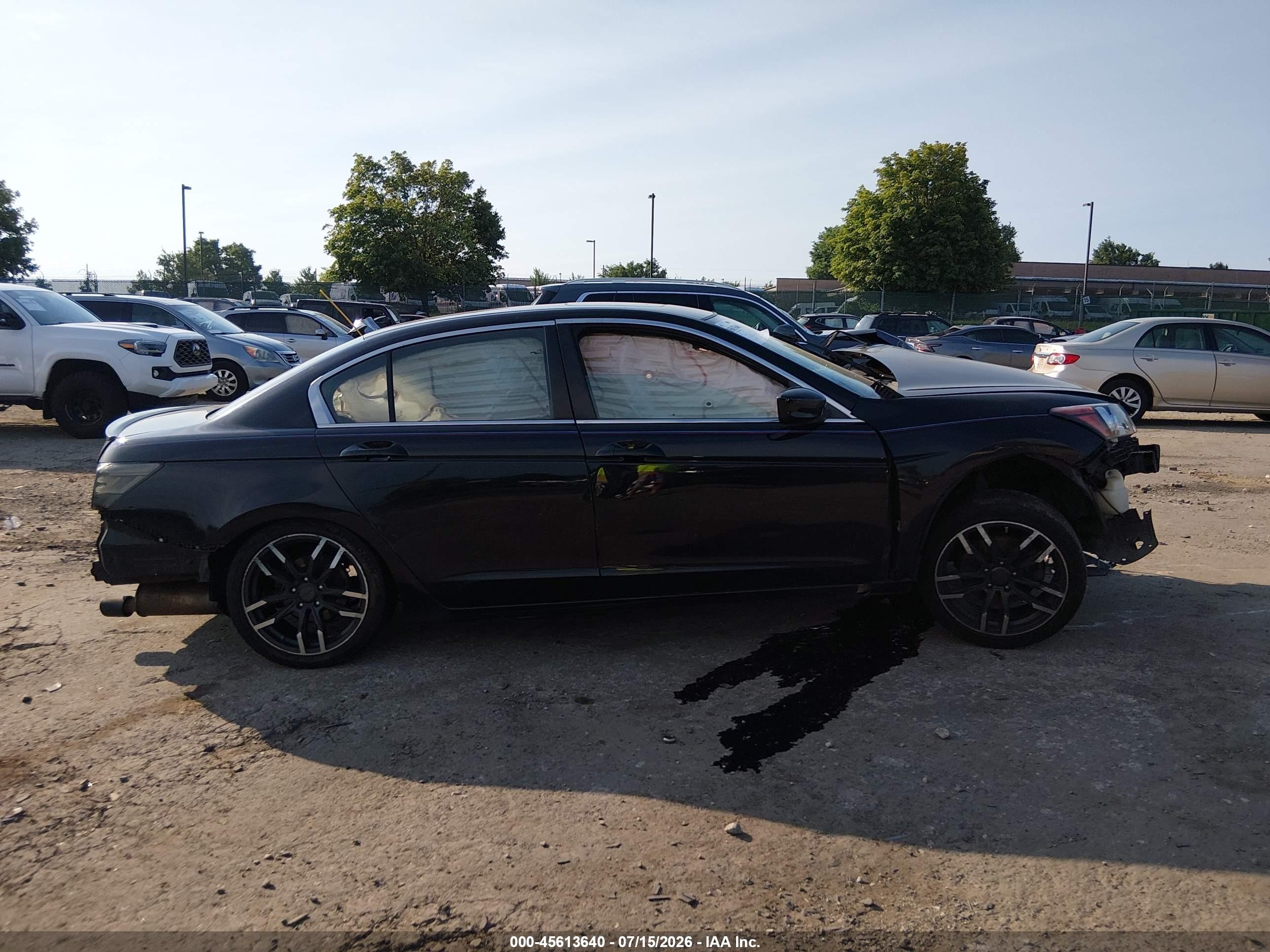2008 Honda Accord 2.4 Ex Black vin: 1HGCP26718A102424
