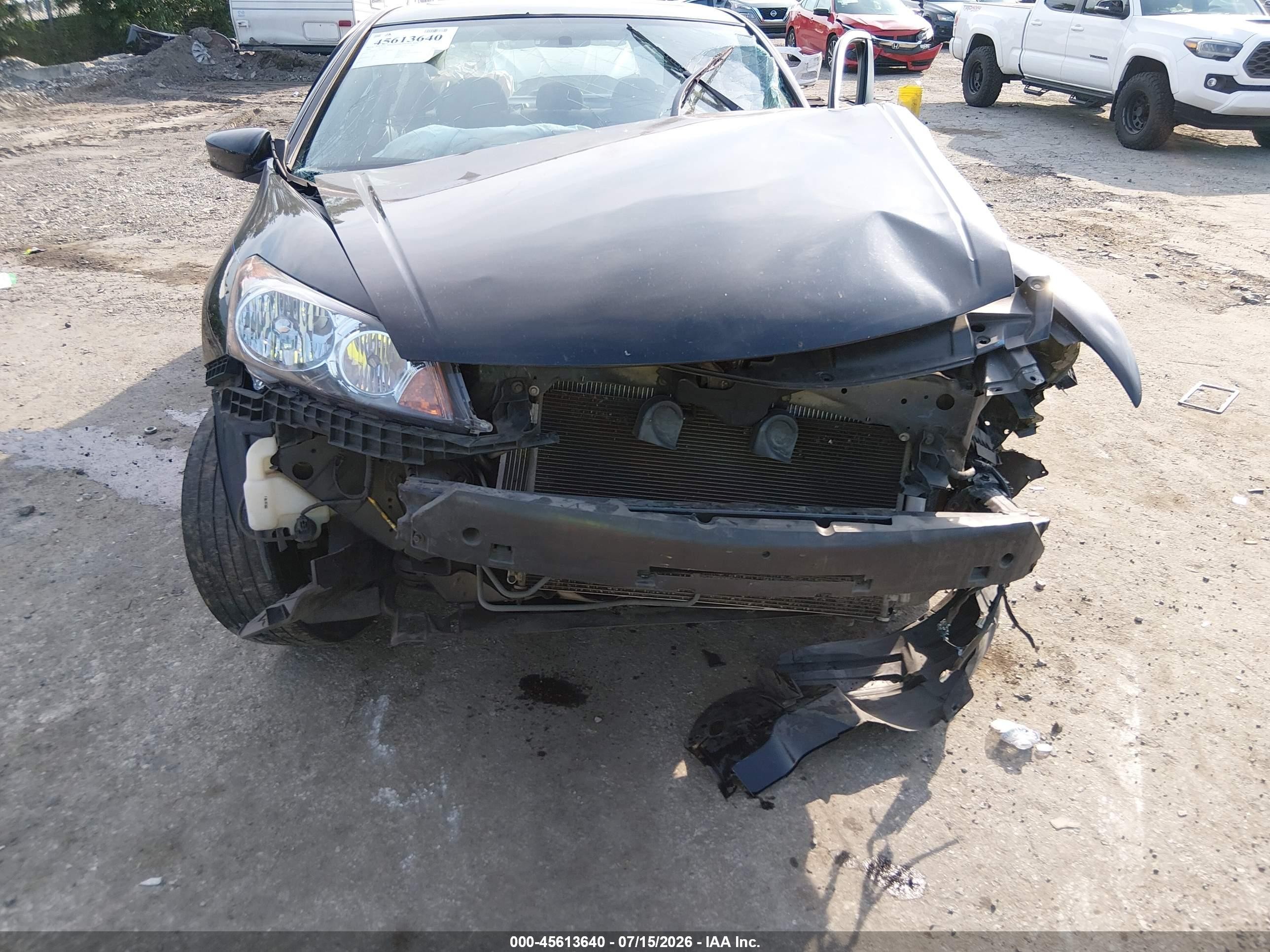 2008 Honda Accord 2.4 Ex Black vin: 1HGCP26718A102424