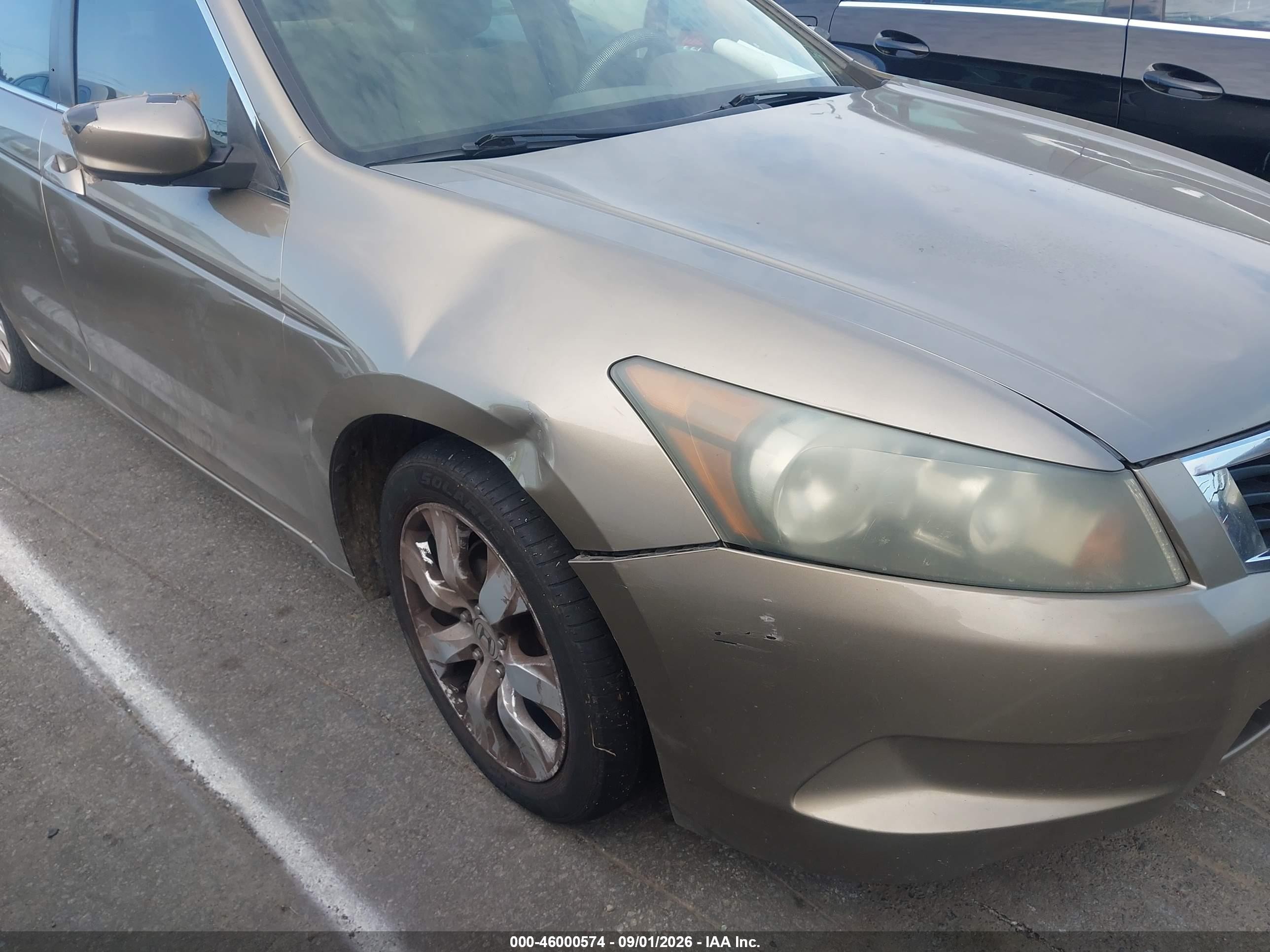 2008 Honda Accord 2.4 Ex Золотой vin: 1HGCP26718A122141