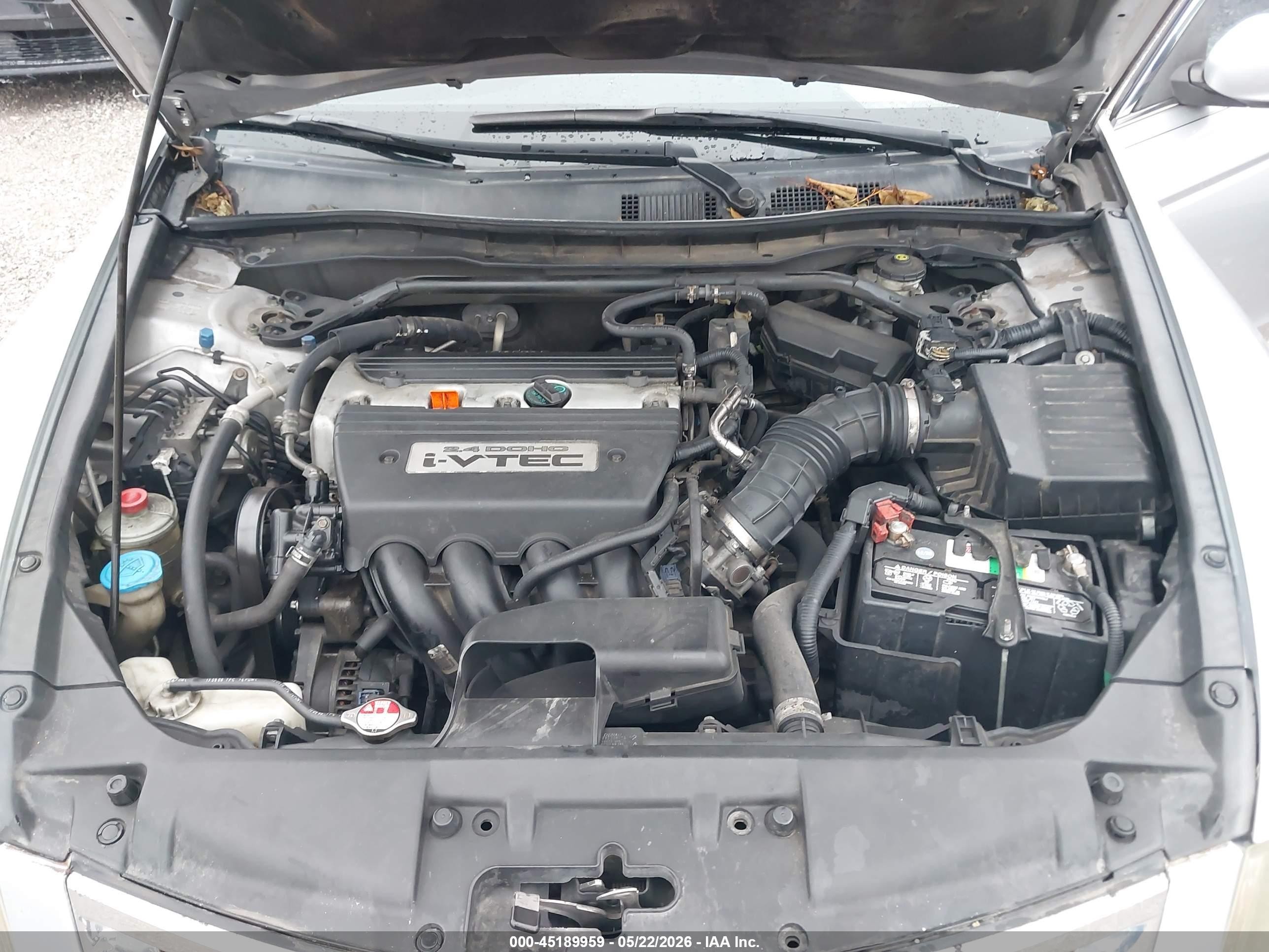 2009 Honda Accord 2.4 Ex Silver vin: 1HGCP26719A010960