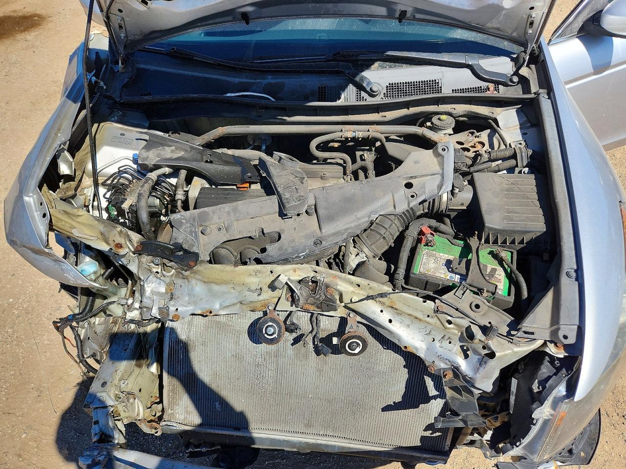 2009 Honda Accord Ex Silver vin: 1HGCP26719A019559