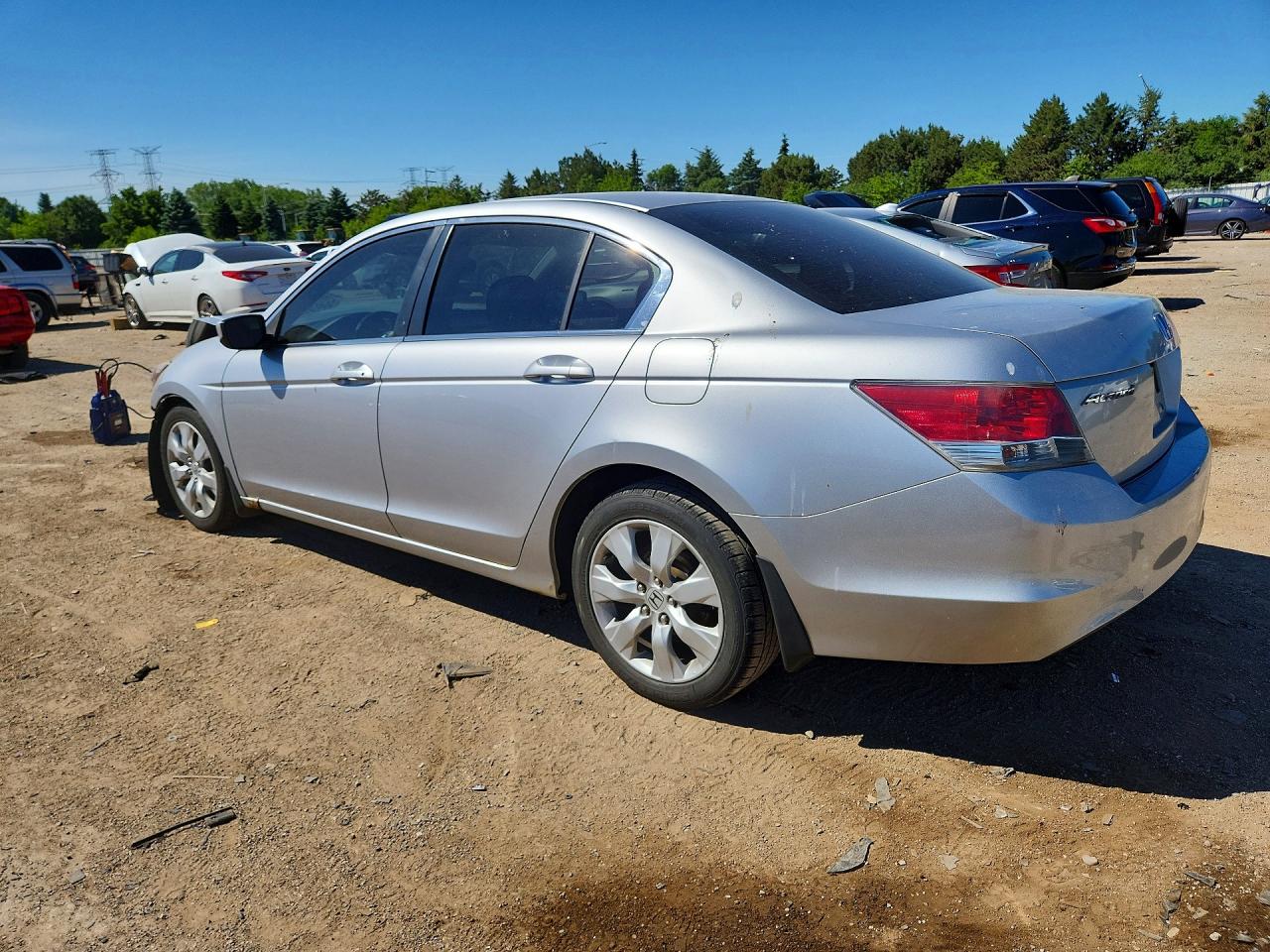 2009 Honda Accord Ex Silver vin: 1HGCP26719A019559