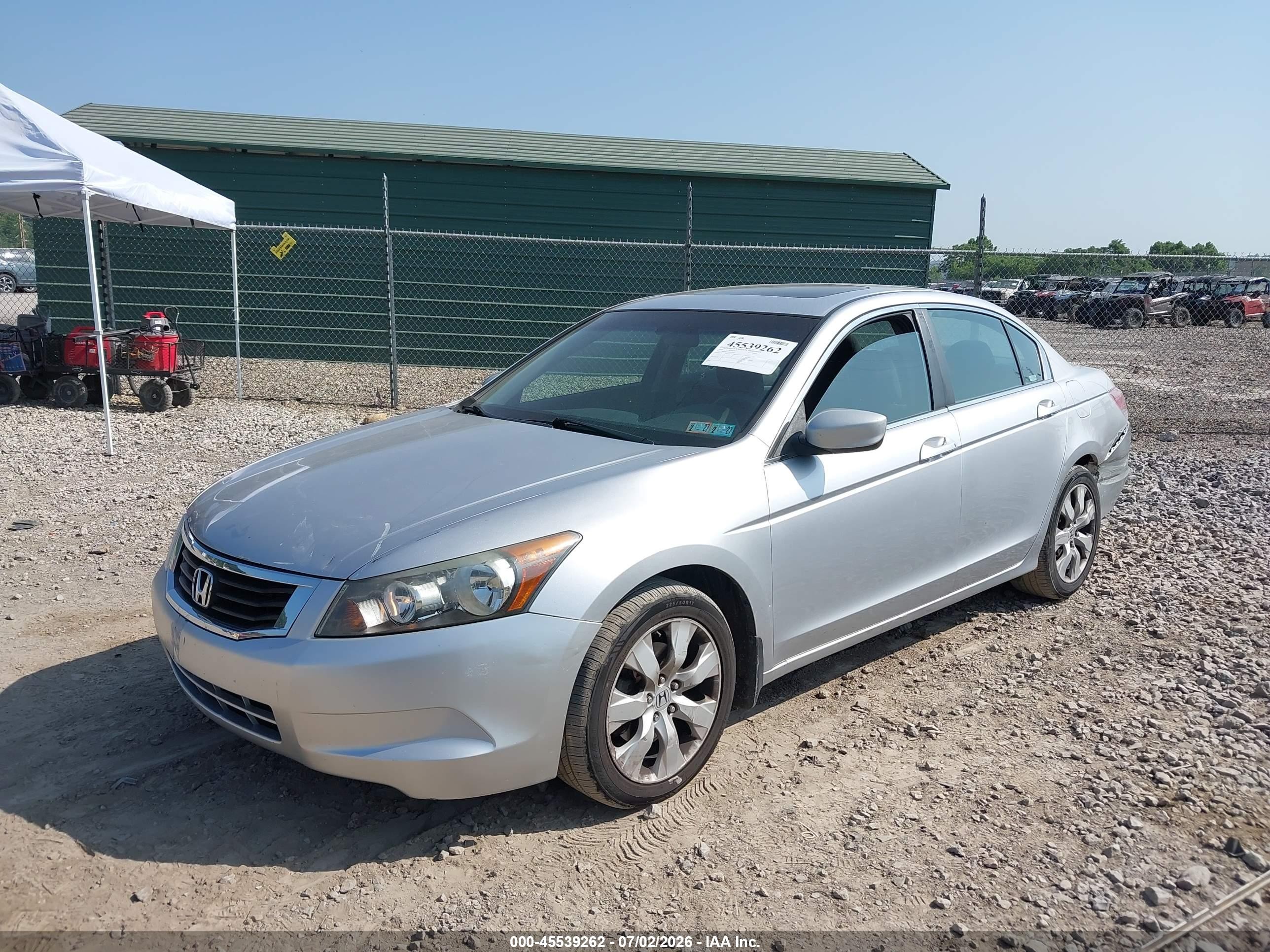2009 Honda Accord 2.4 Ex Silver vin: 1HGCP26719A031050