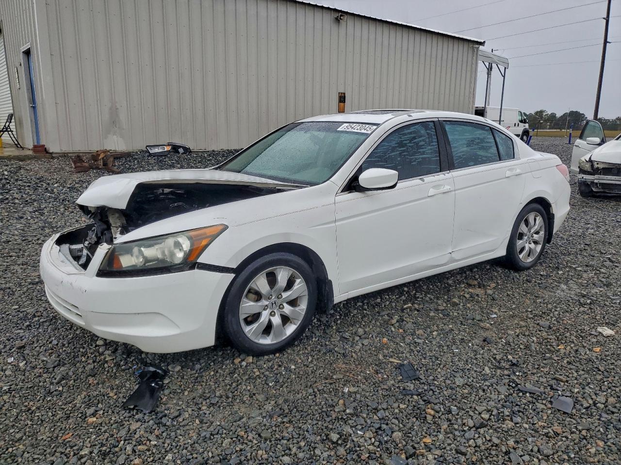 2009 Honda Accord White vin: 1HGCP26719A146019