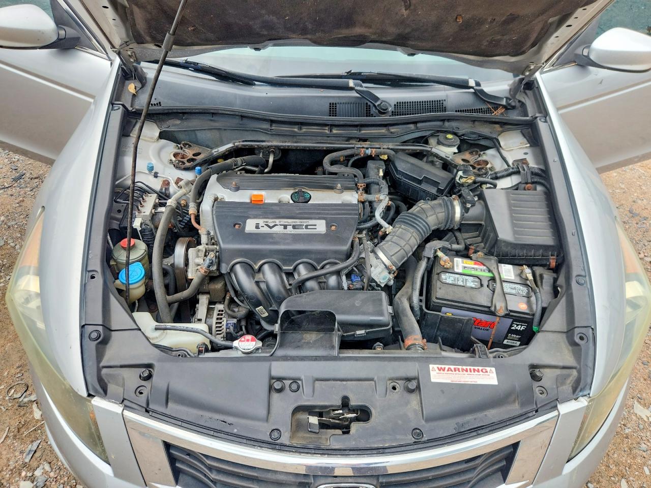 2008 Honda Accord Ex Silver vin: 1HGCP26728A038443