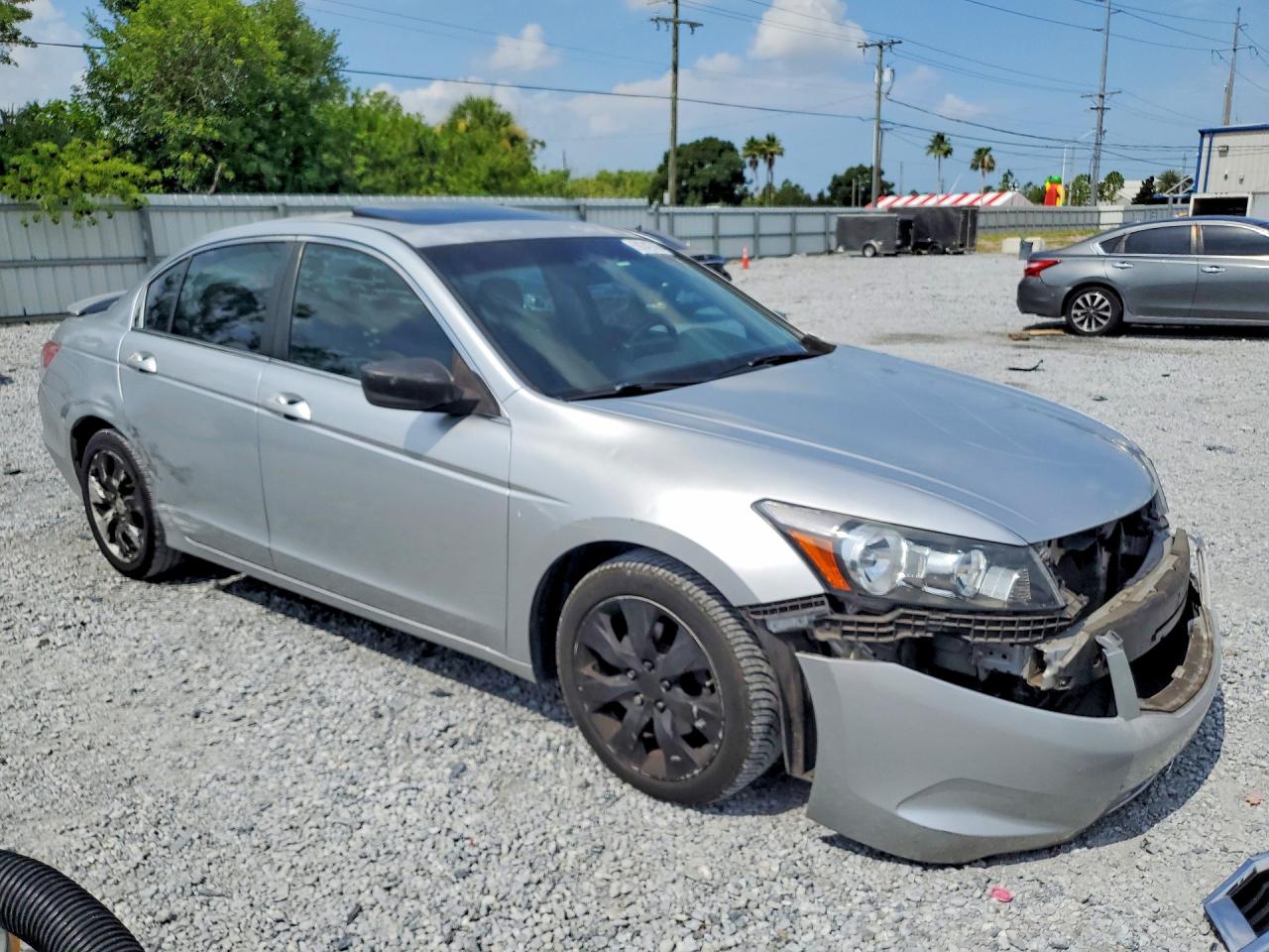 2008 Honda Accord Ex Silver vin: 1HGCP26728A071247