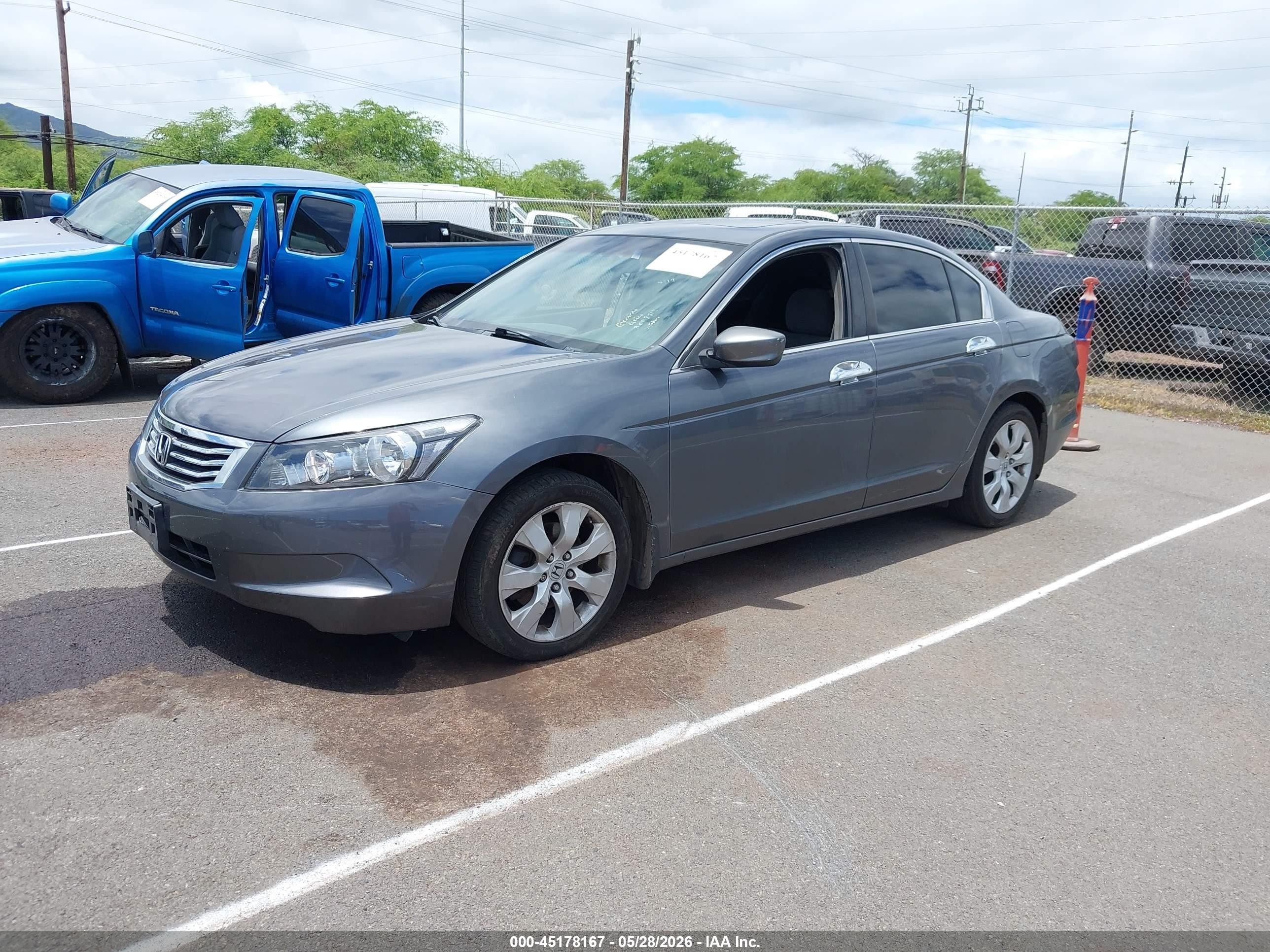 2008 Honda Accord 2.4 Ex Gray vin: 1HGCP26728A108328