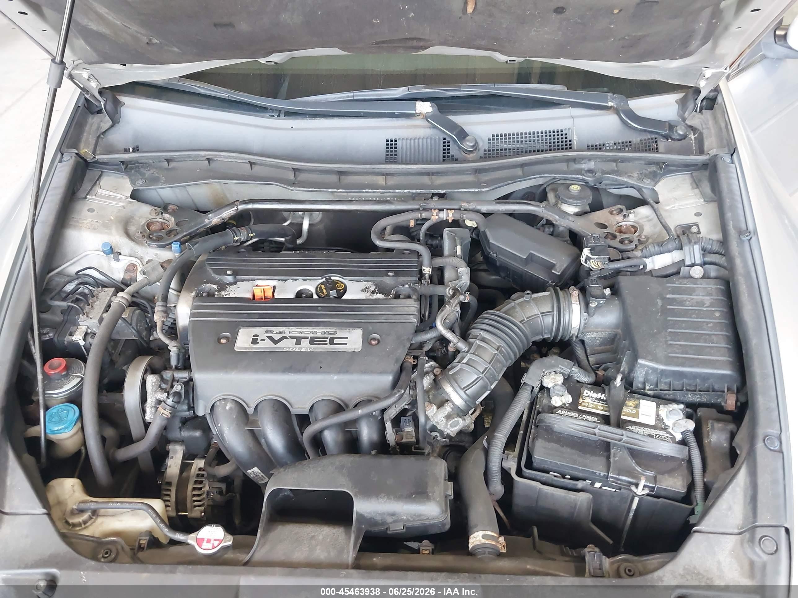 2008 Honda Accord 2.4 Ex Silver vin: 1HGCP26728A150840