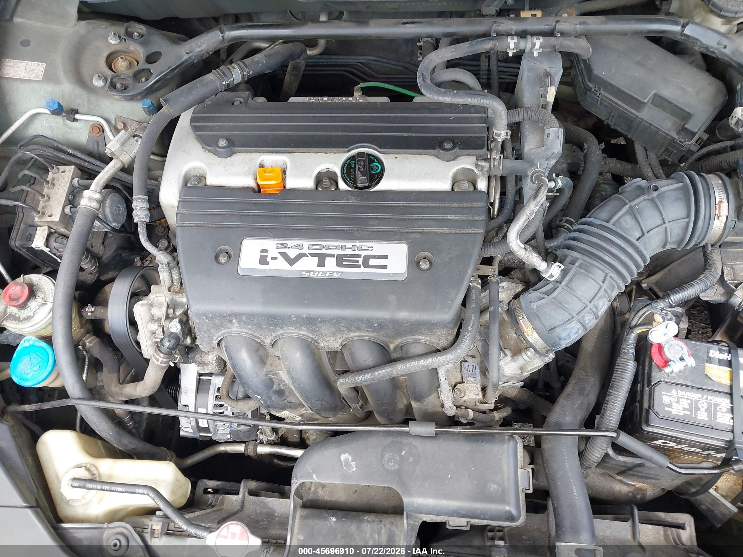 2009 Honda Accord 2.4 Ex Green vin: 1HGCP26729A022762