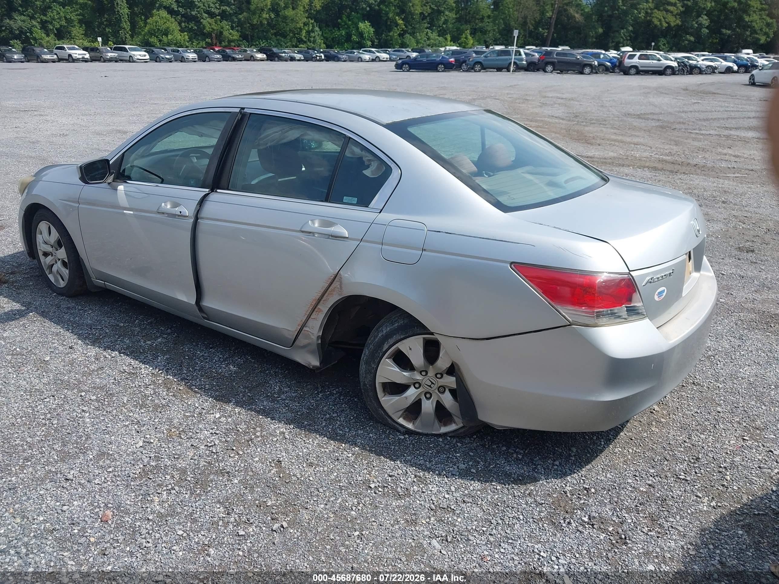 2009 Honda Accord 2.4 Ex Серебряный vin: 1HGCP26729A056944