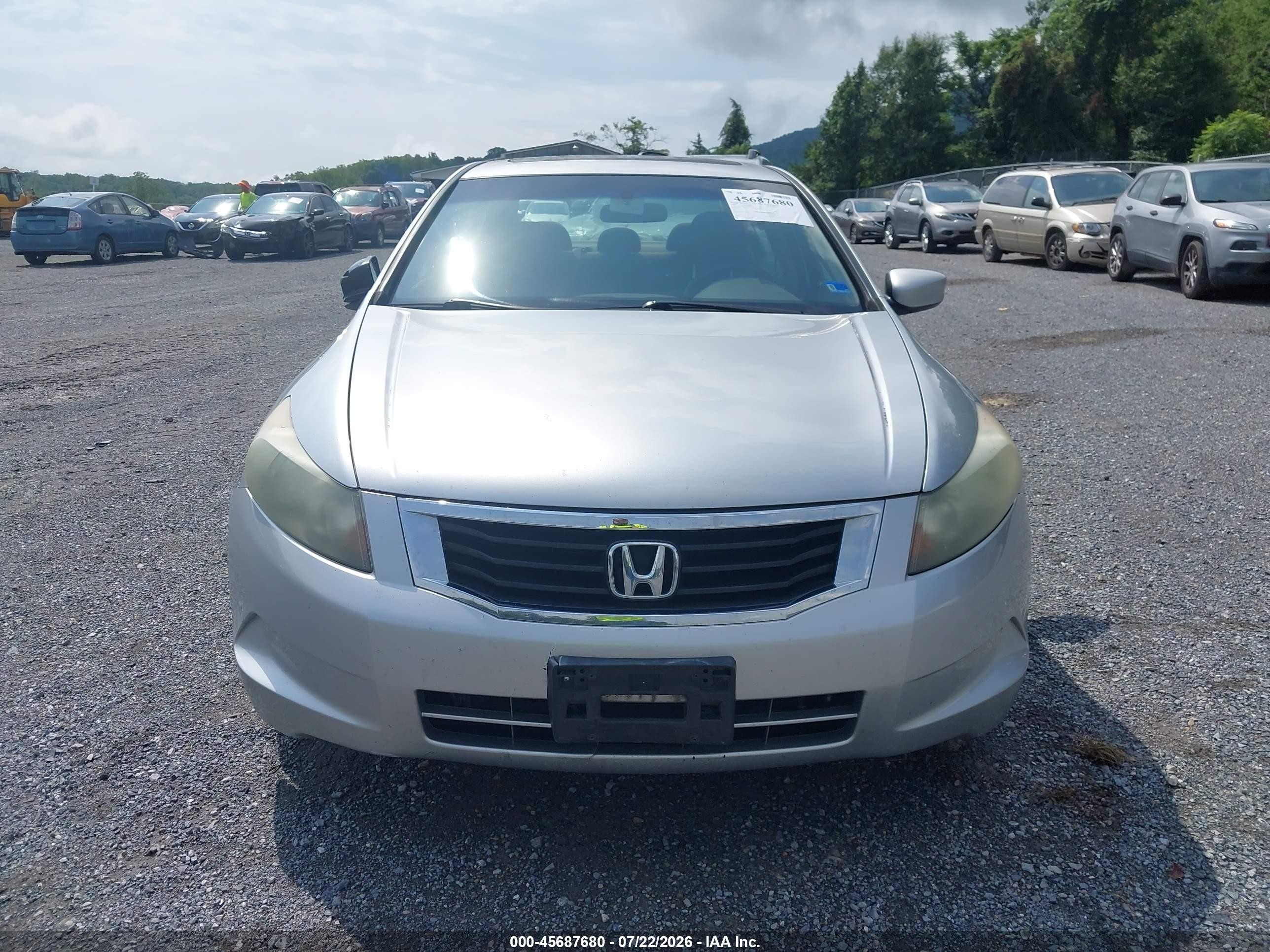 2009 Honda Accord 2.4 Ex Серебряный vin: 1HGCP26729A056944