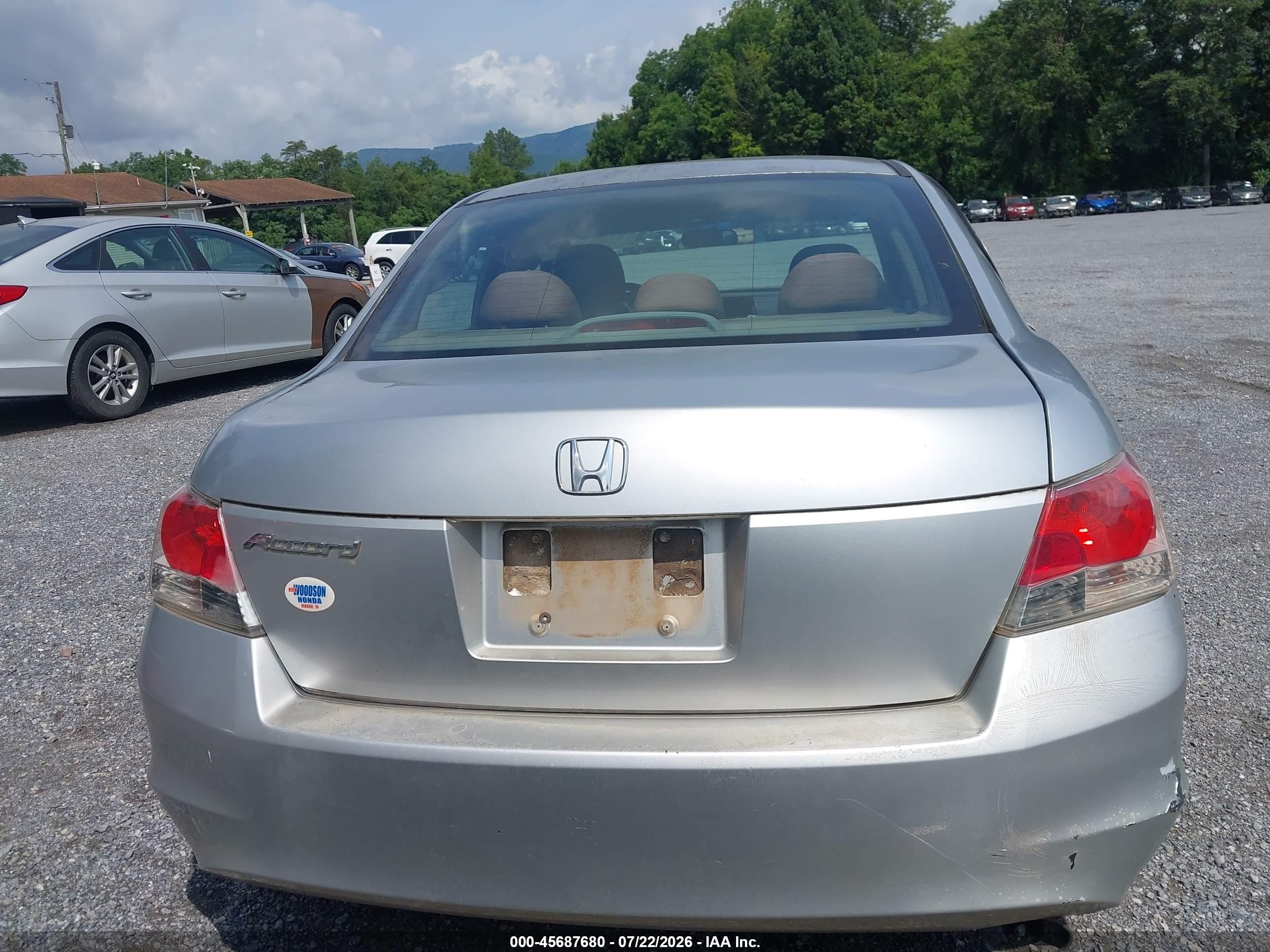 2009 Honda Accord 2.4 Ex Серебряный vin: 1HGCP26729A056944