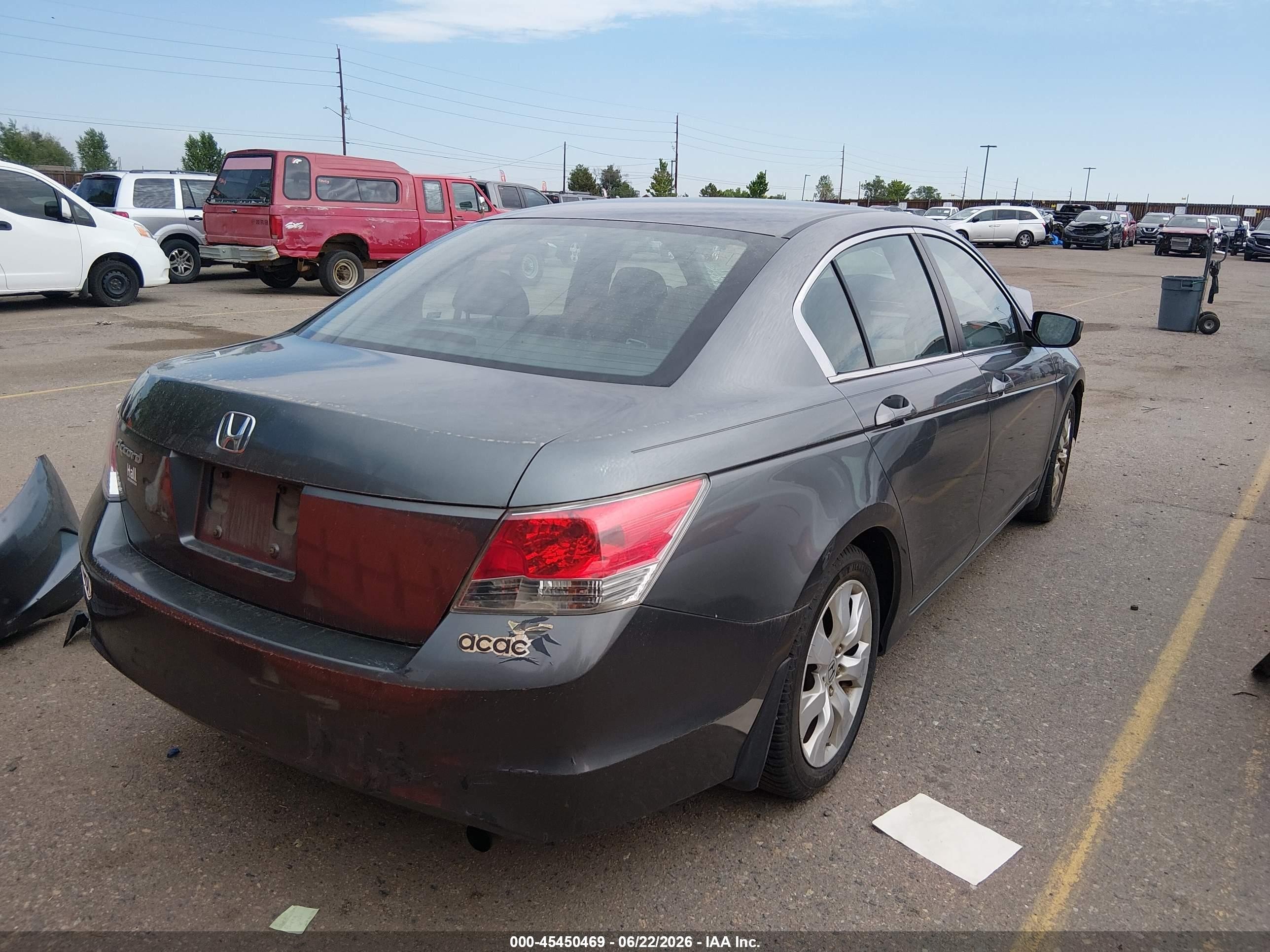 2009 Honda Accord 2.4 Ex Gray vin: 1HGCP26729A059939