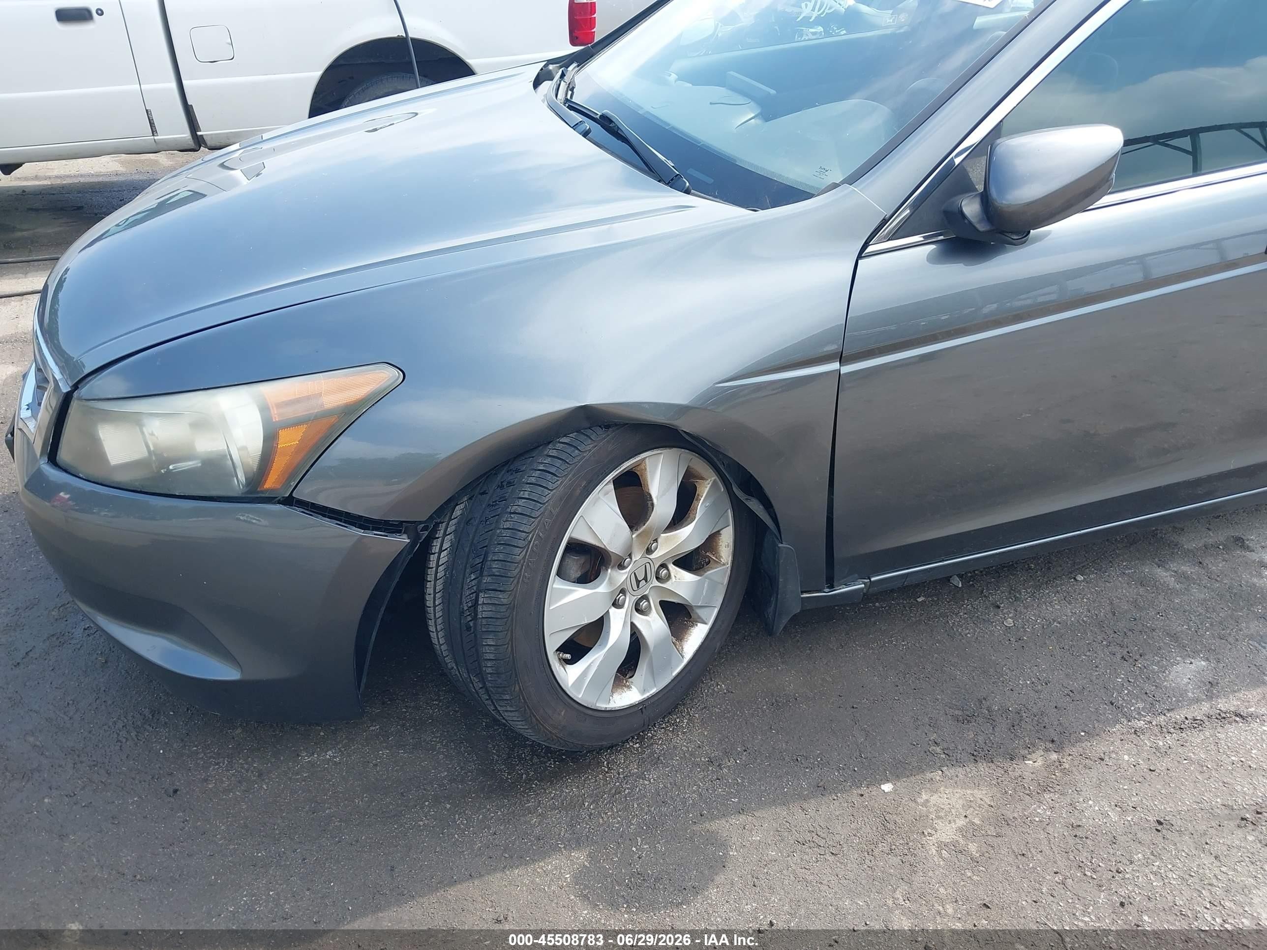 2009 Honda Accord 2.4 Ex Gray vin: 1HGCP26729A070651