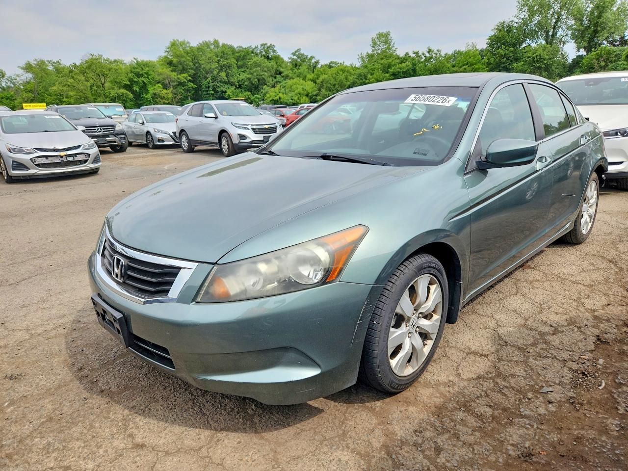 2009 Honda Accord Ex Green vin: 1HGCP26729A080421