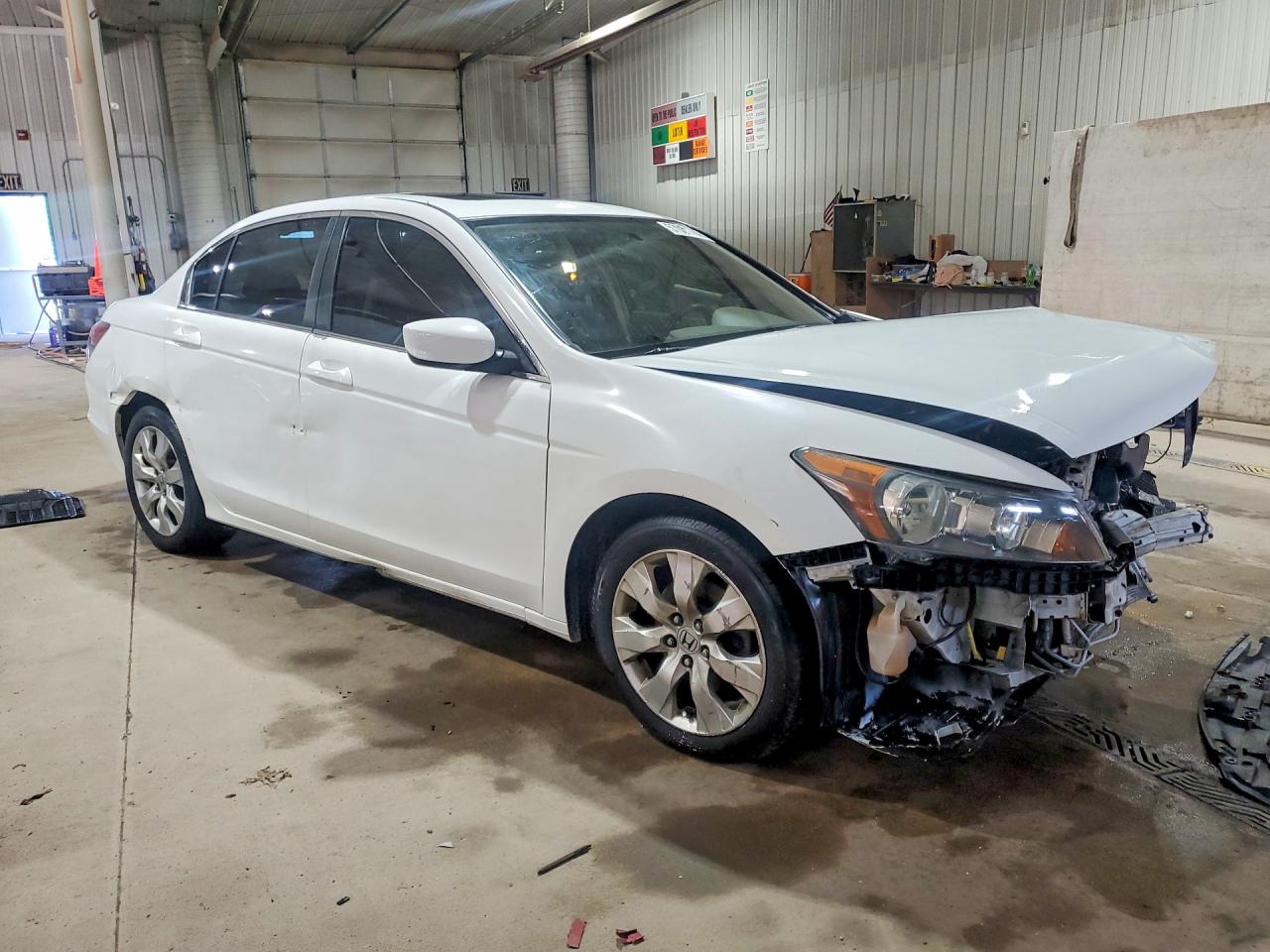 2008 Honda Accord Ex White vin: 1HGCP26738A013292