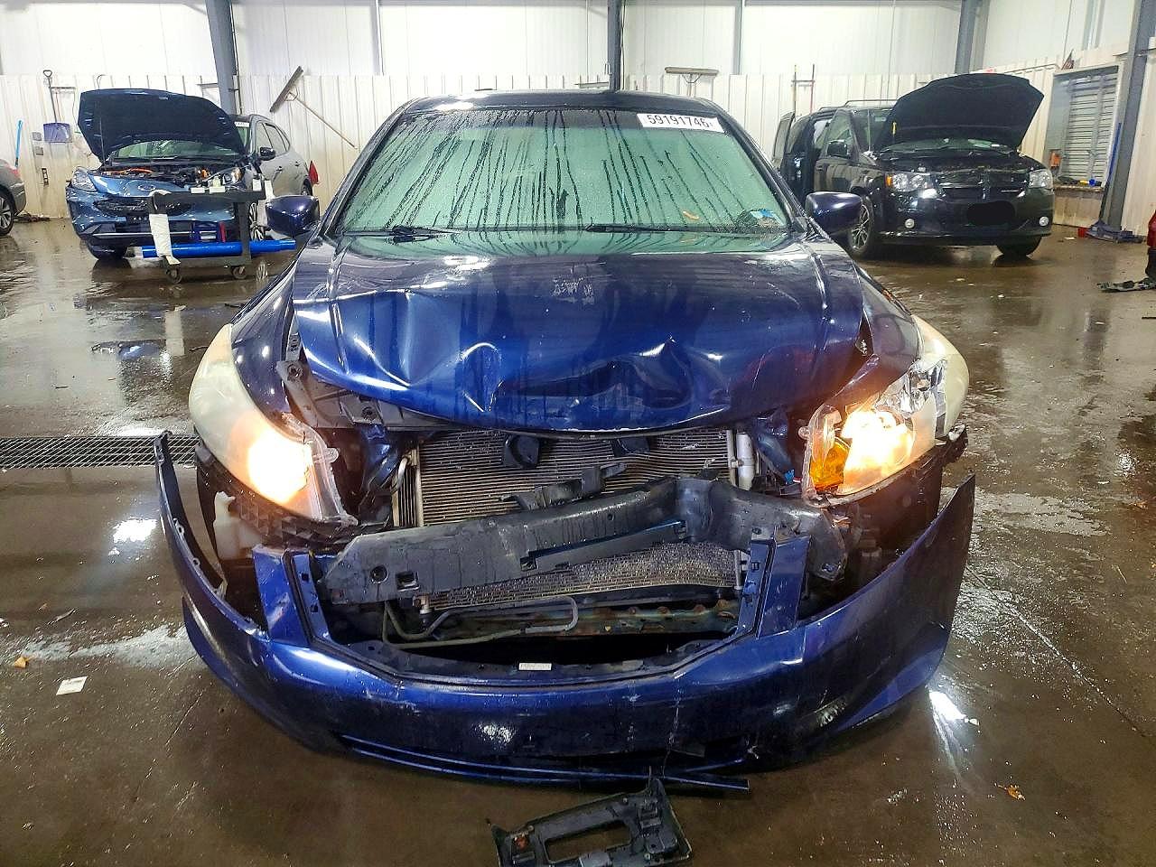 2008 Honda Accord Ex Синий vin: 1HGCP26738A033431