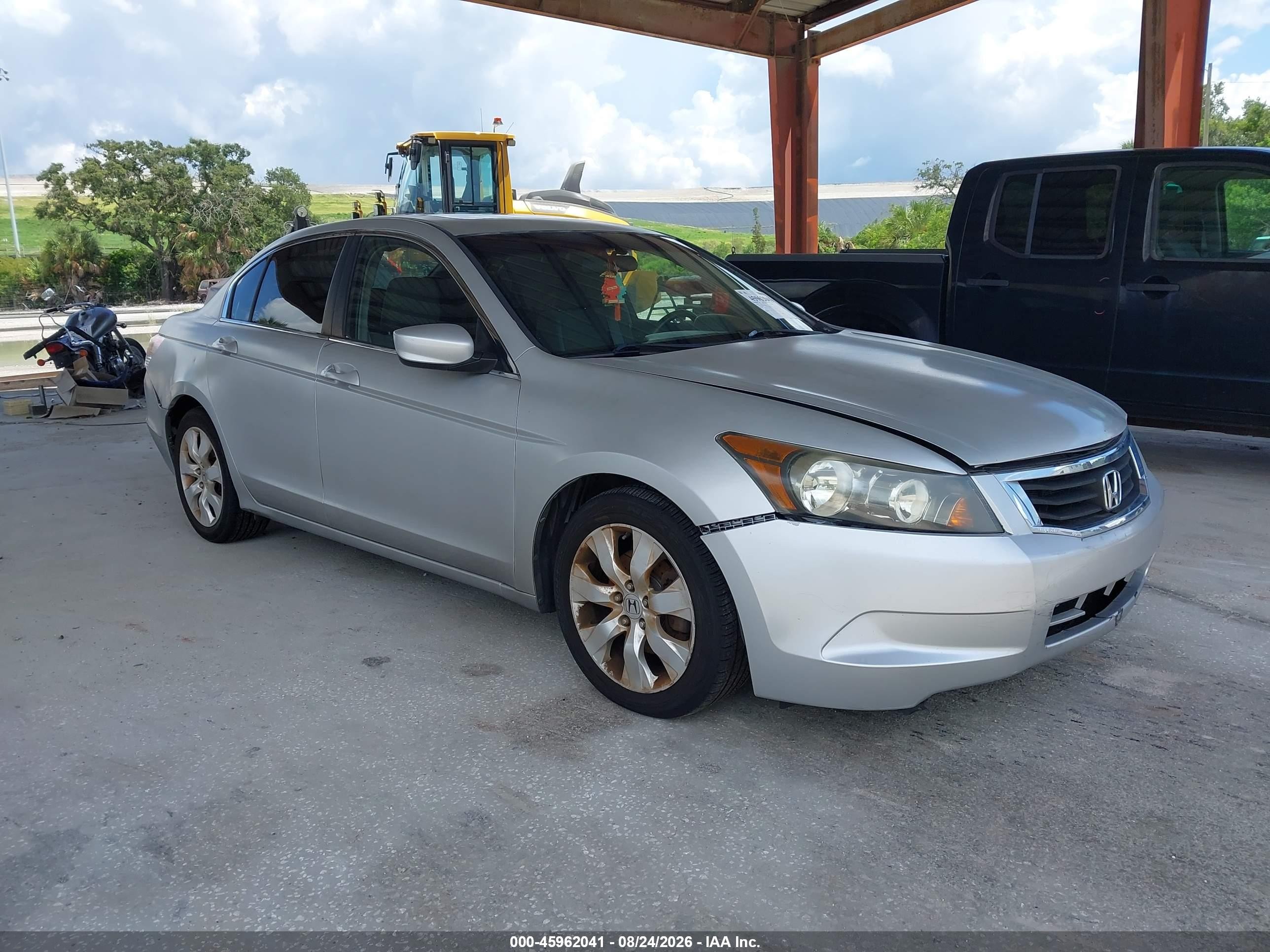 2008 Honda Accord 2.4 Ex Silver vin: 1HGCP26738A046406