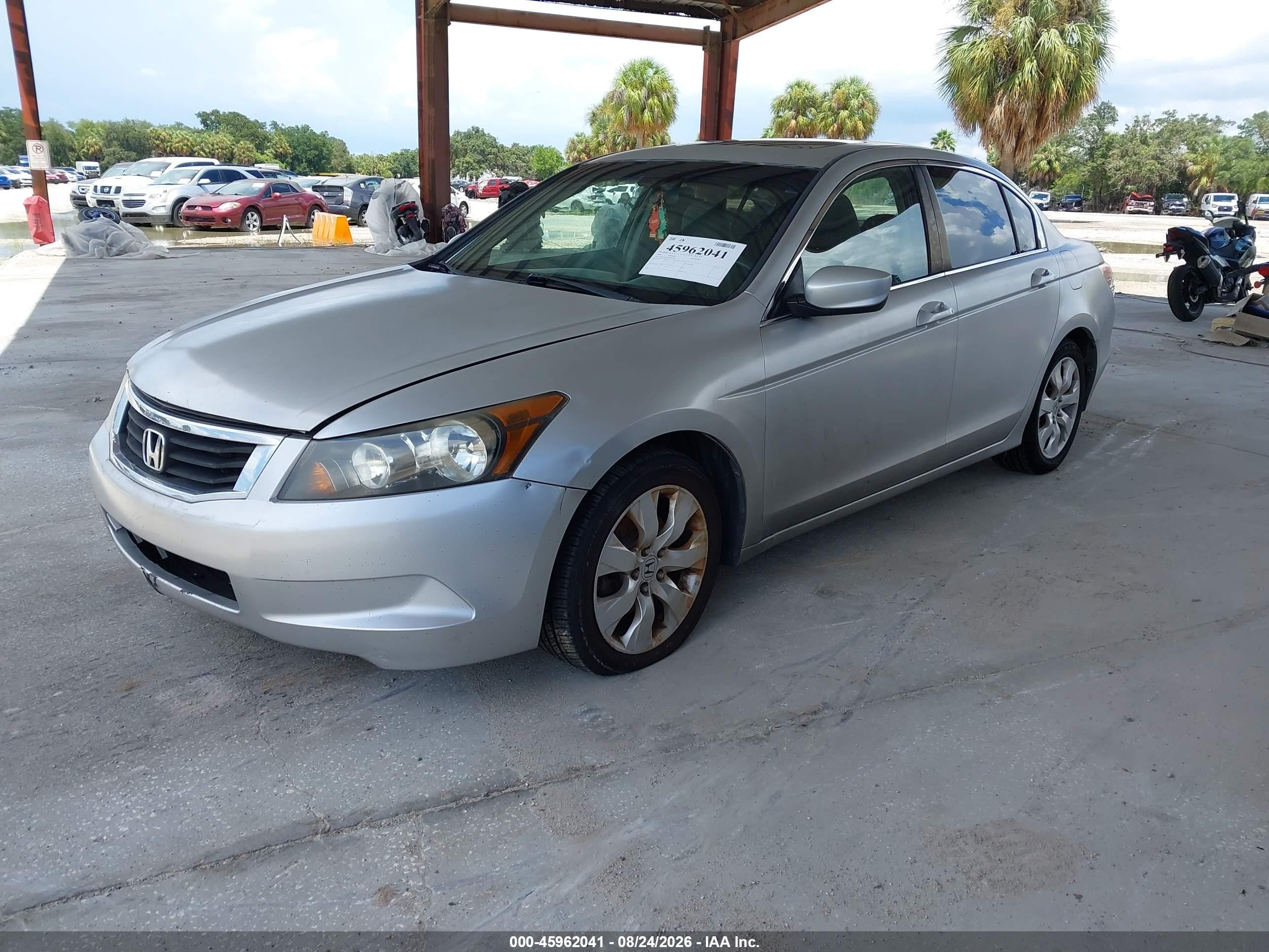 2008 Honda Accord 2.4 Ex Silver vin: 1HGCP26738A046406