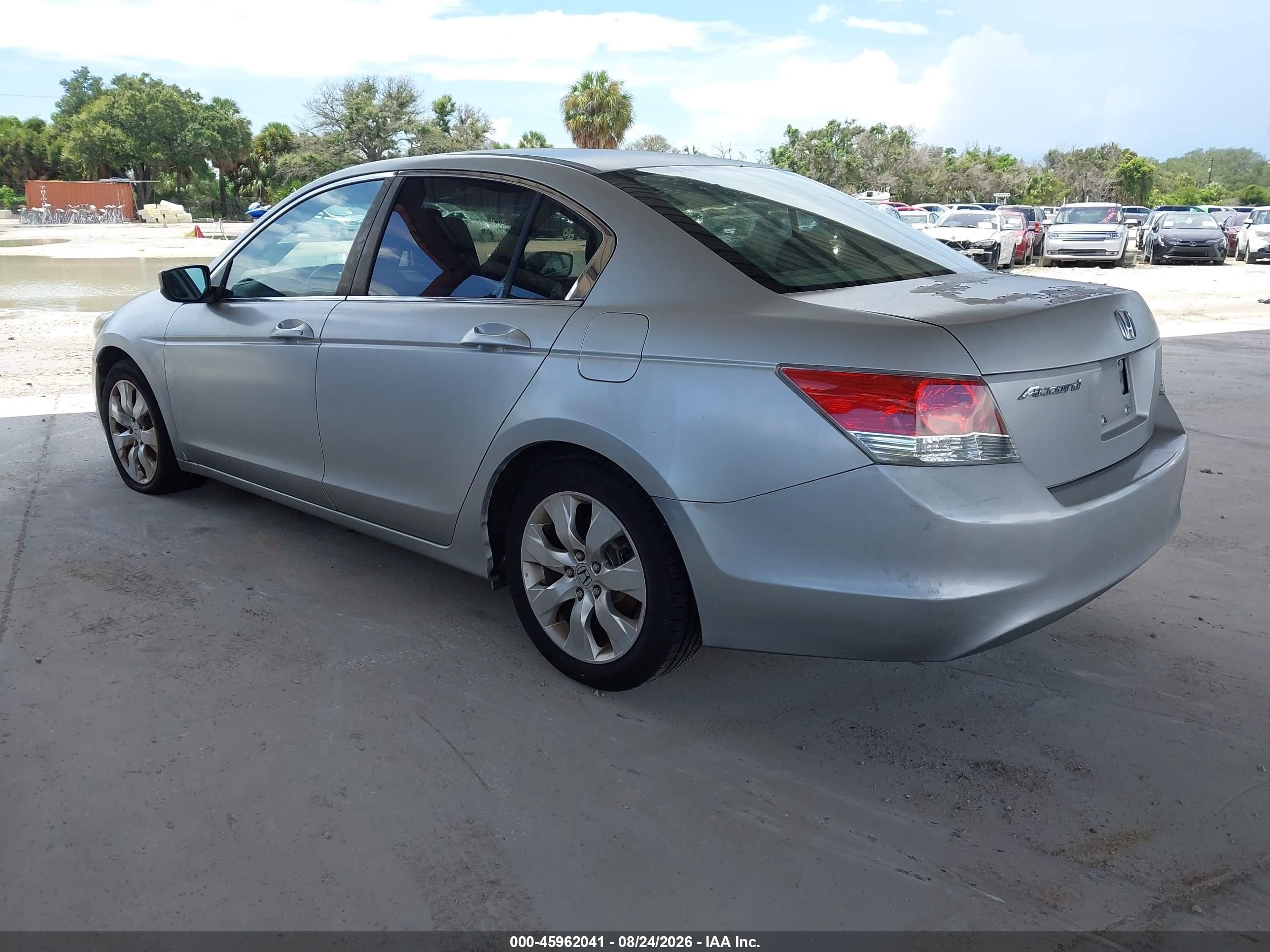 2008 Honda Accord 2.4 Ex Silver vin: 1HGCP26738A046406