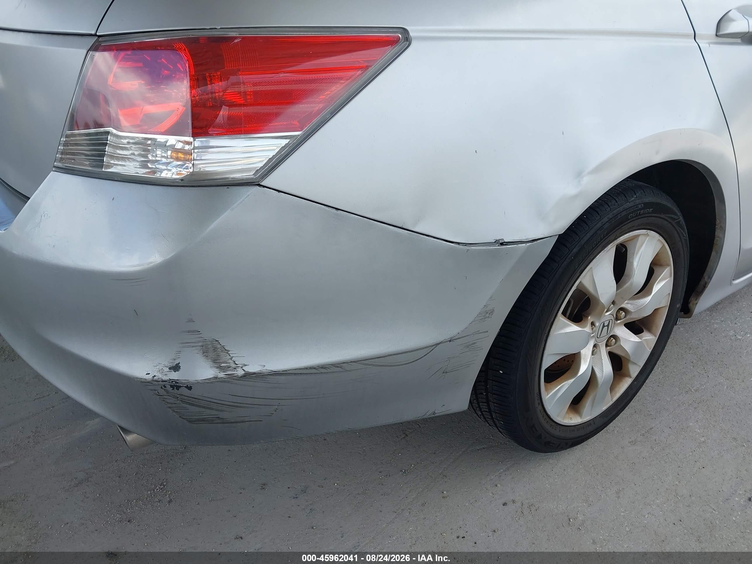 2008 Honda Accord 2.4 Ex Silver vin: 1HGCP26738A046406