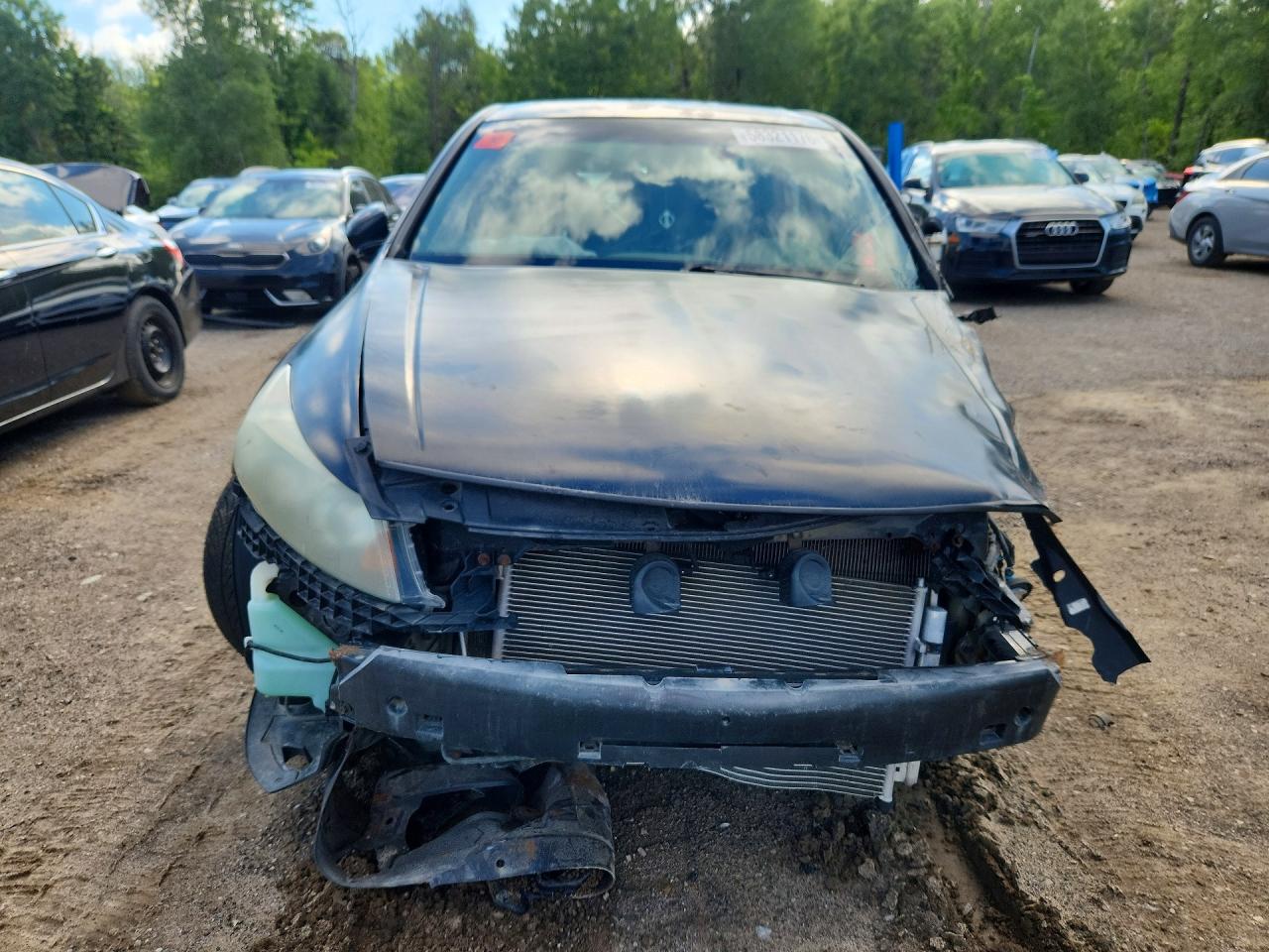2008 Honda Accord Ex Black vin: 1HGCP26738A800887