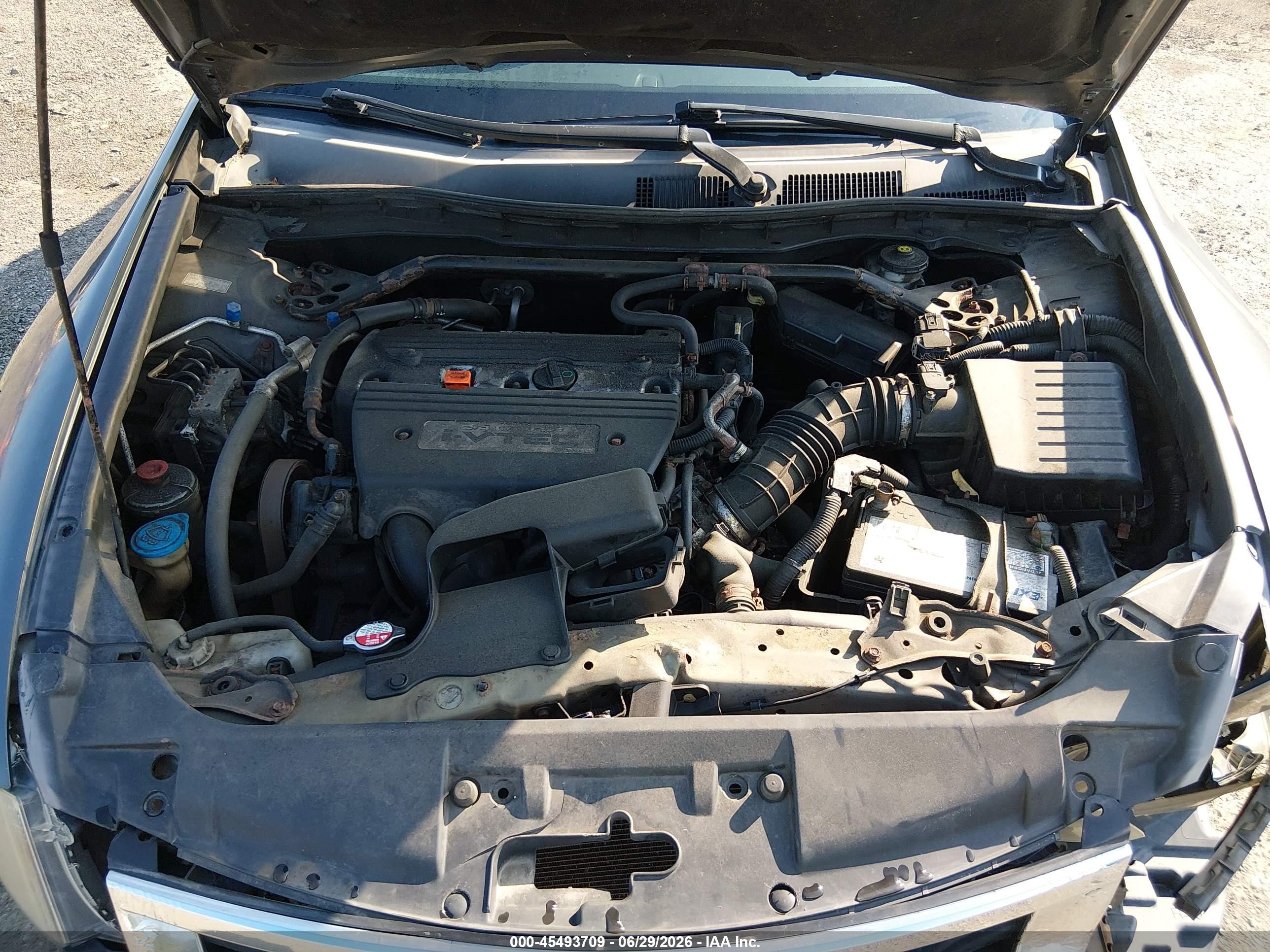 2009 Honda Accord 2.4 Ex Gray vin: 1HGCP26739A002309