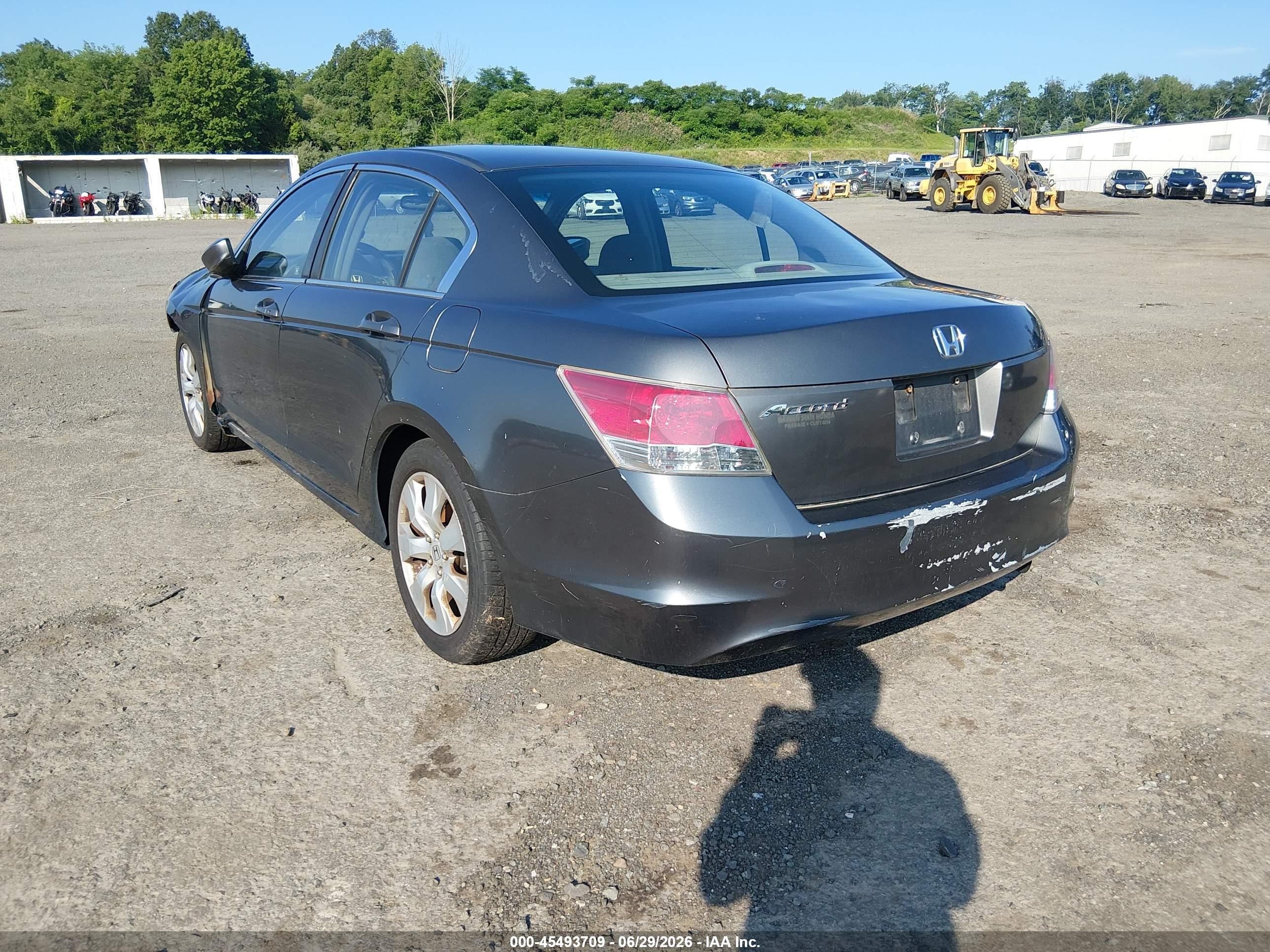 2009 Honda Accord 2.4 Ex Gray vin: 1HGCP26739A002309