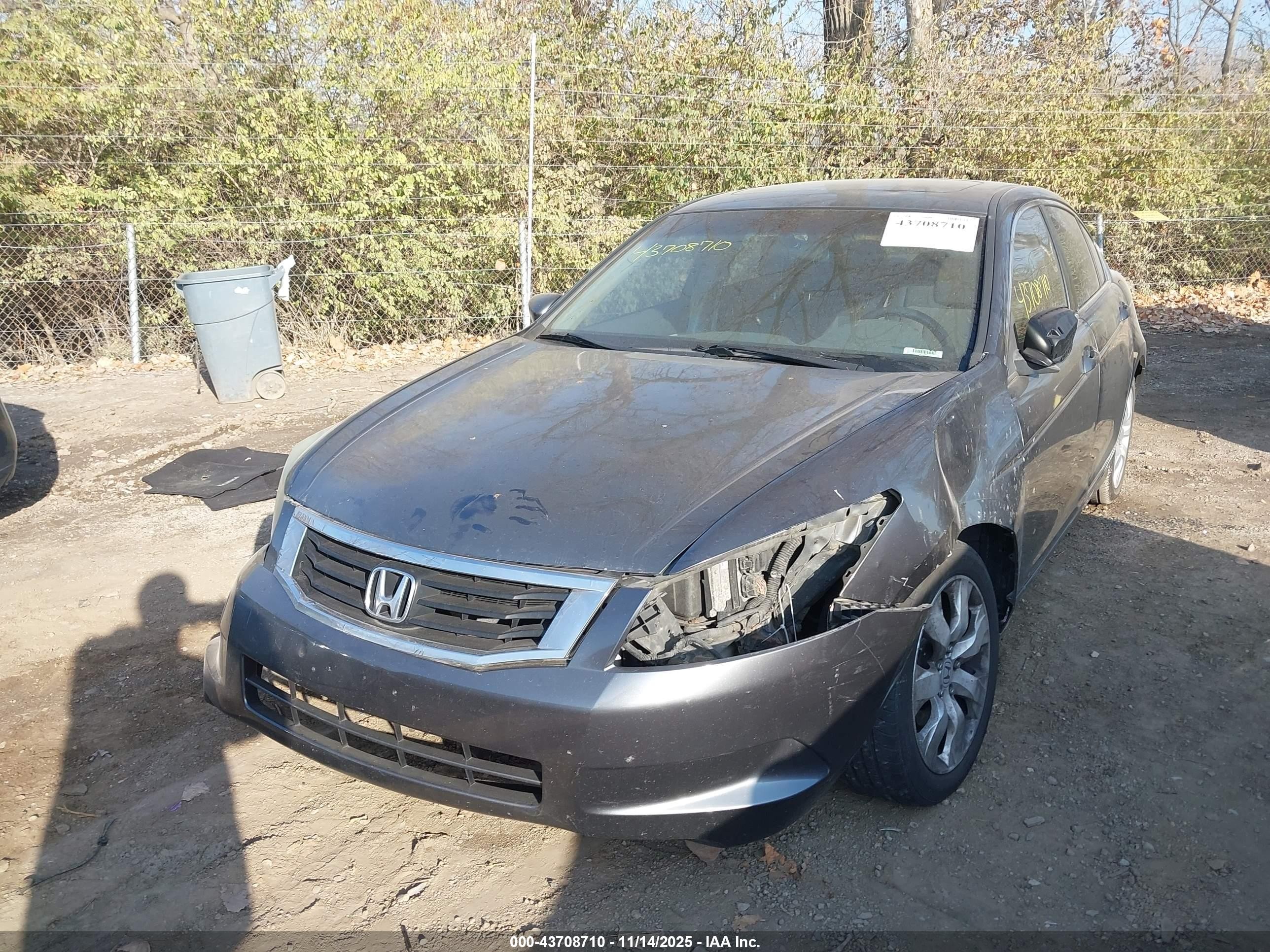 2009 Honda Accord 2.4 Ex Gray vin: 1HGCP26739A008188