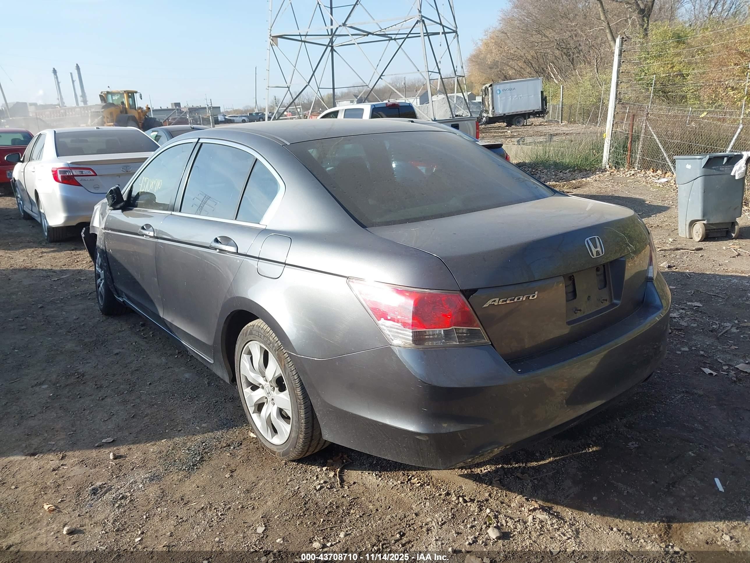 2009 Honda Accord 2.4 Ex Gray vin: 1HGCP26739A008188