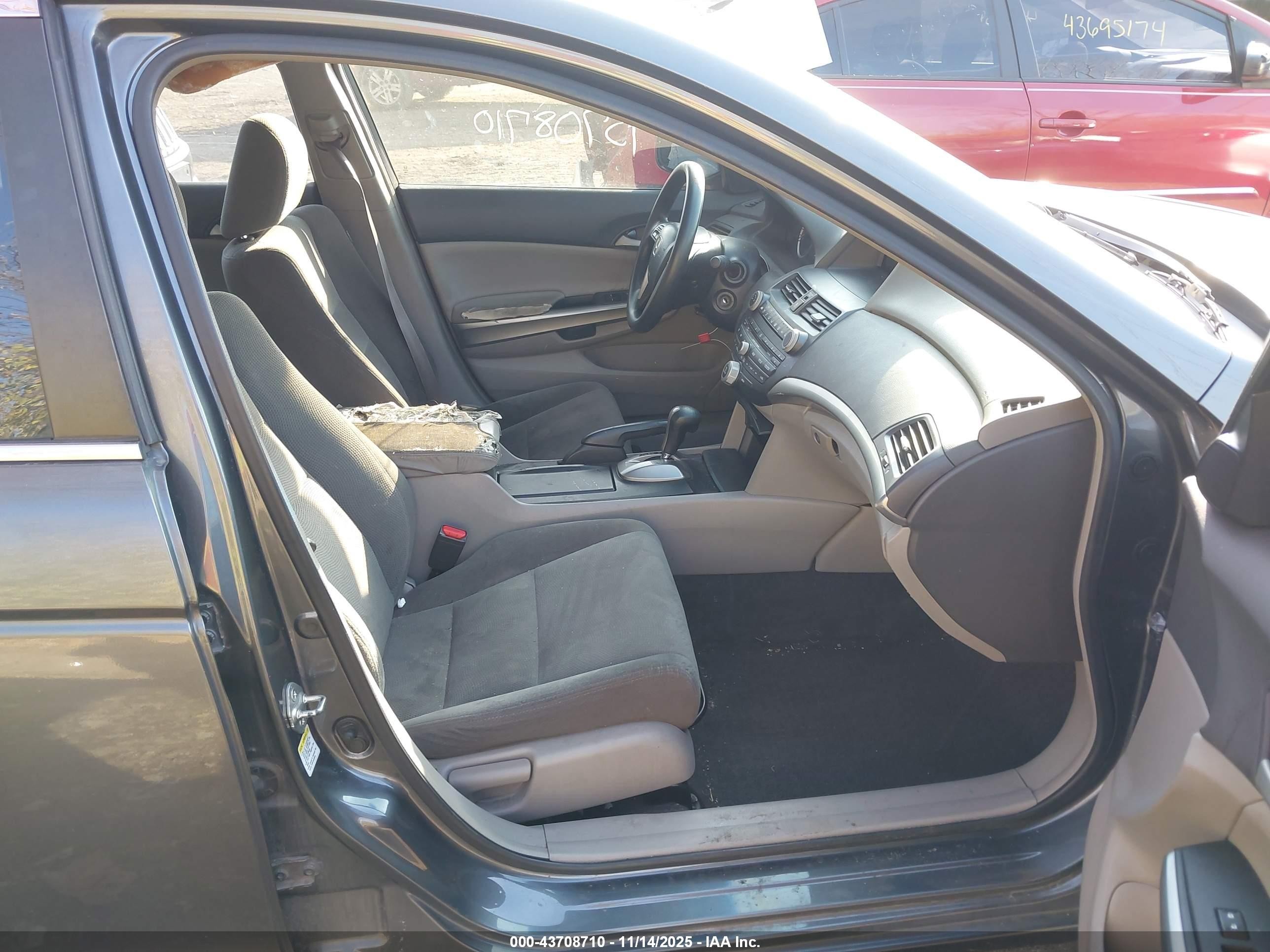 2009 Honda Accord 2.4 Ex Gray vin: 1HGCP26739A008188