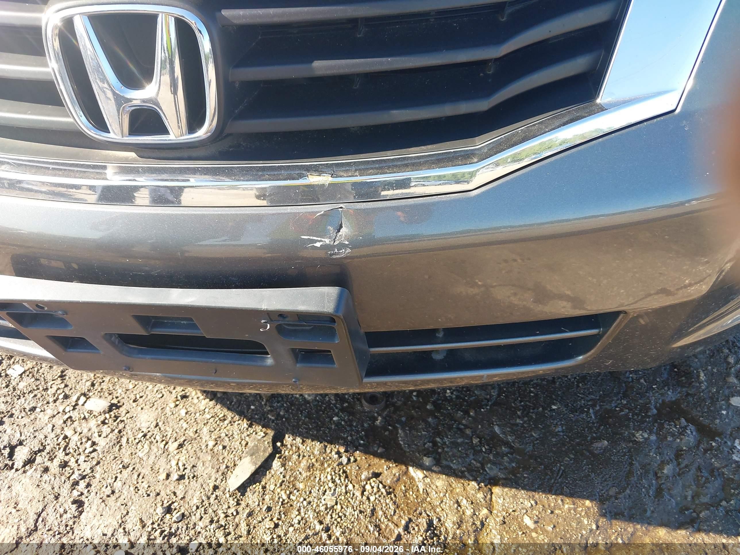 2009 Honda Accord 2.4 Ex Gray vin: 1HGCP26739A048612