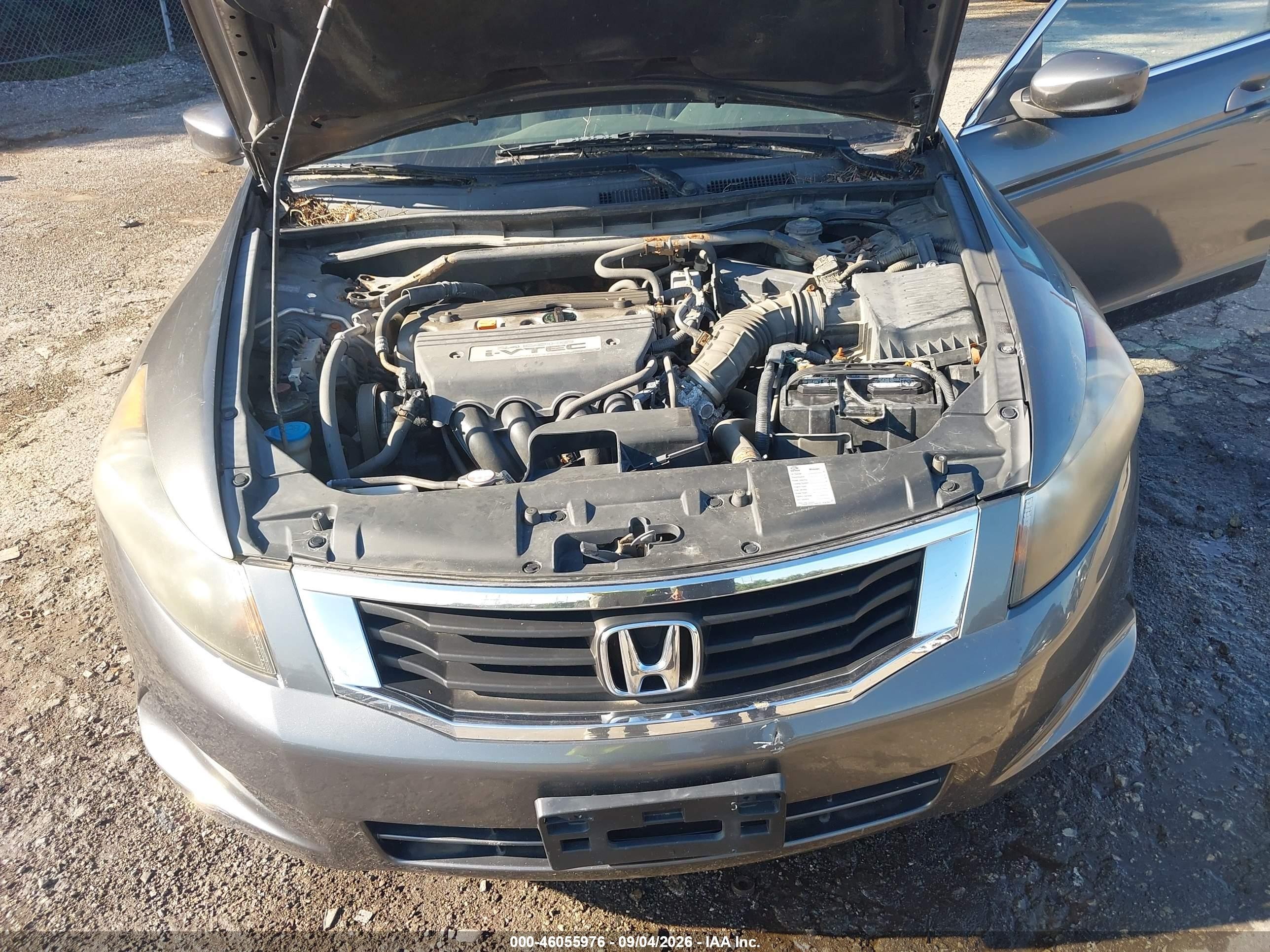 2009 Honda Accord 2.4 Ex Gray vin: 1HGCP26739A048612