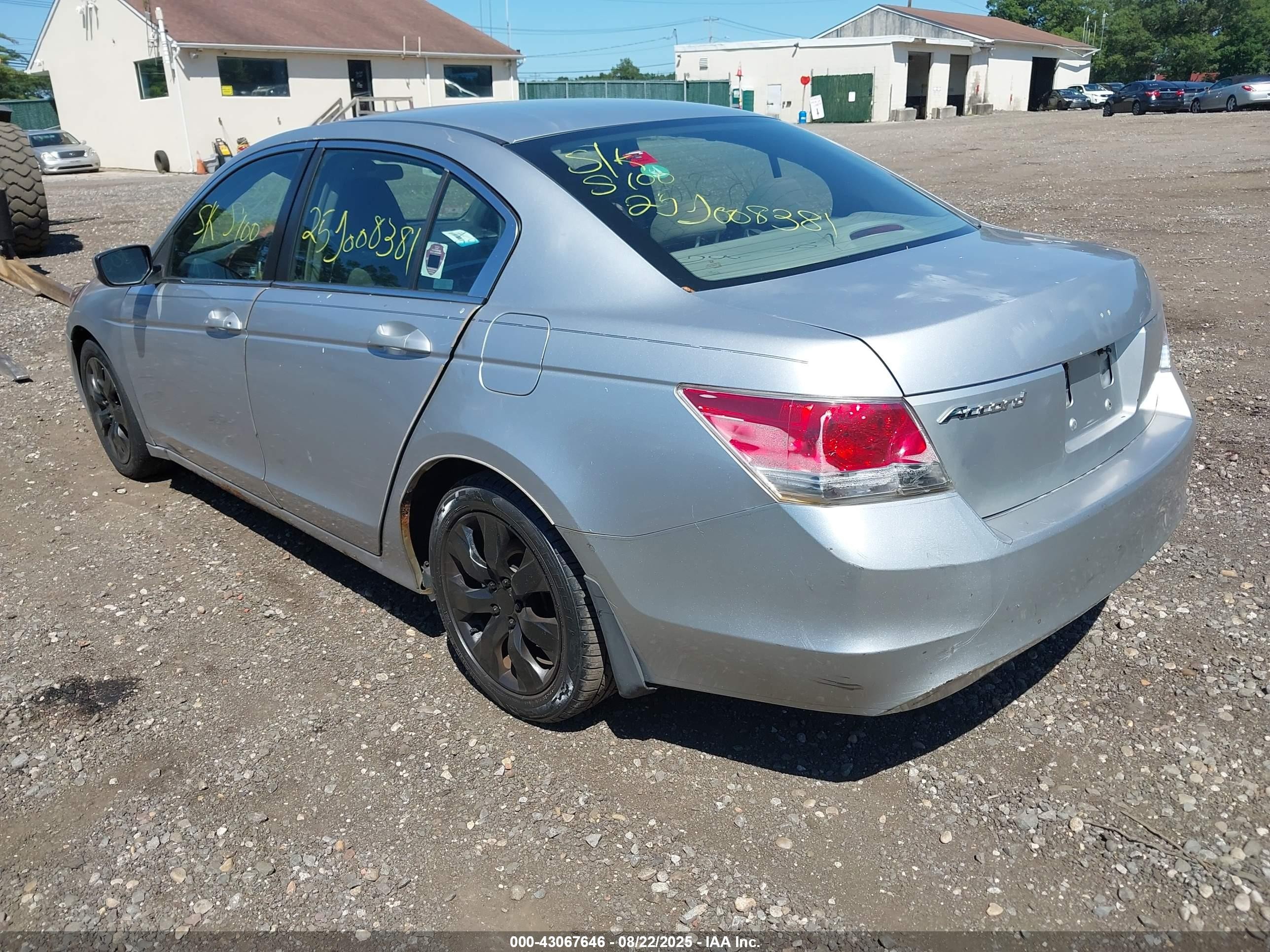 2009 Honda Accord 2.4 Ex Серый vin: 1HGCP26739A136091