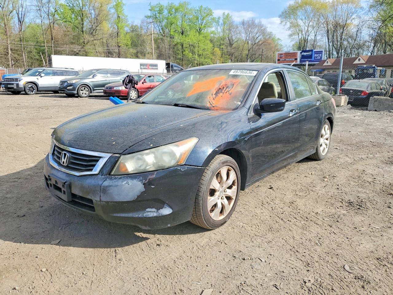 2009 Honda Accord Ex Black vin: 1HGCP26739A139184