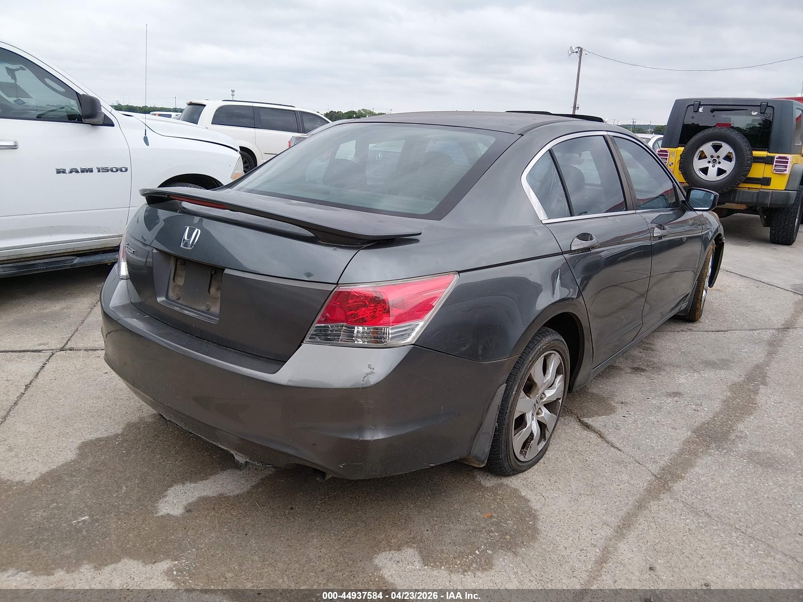 2008 Honda Accord 2.4 Ex Gray vin: 1HGCP26748A021658