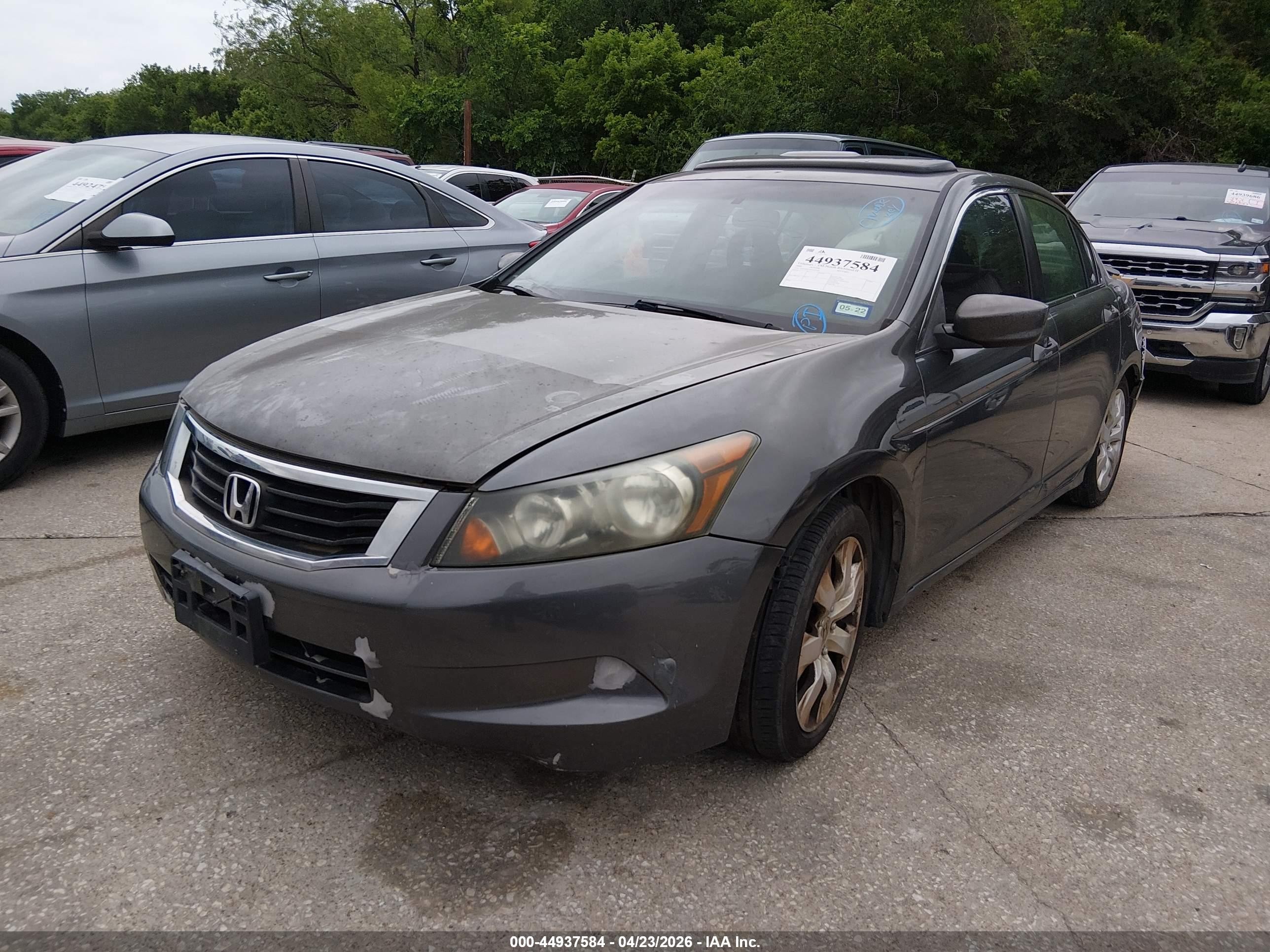2008 Honda Accord 2.4 Ex Gray vin: 1HGCP26748A021658