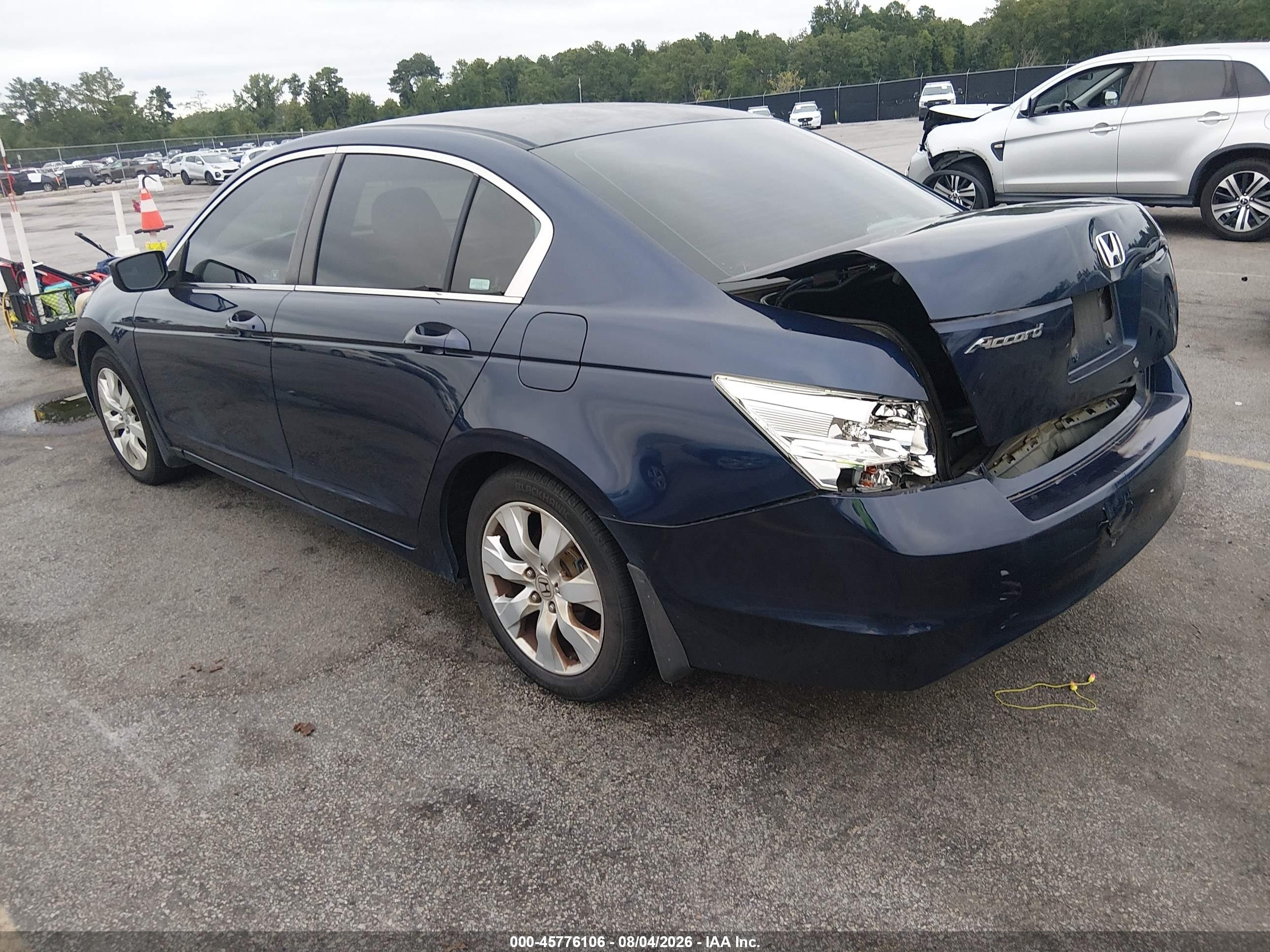 2008 Honda Accord 2.4 Ex Blue vin: 1HGCP26748A055406
